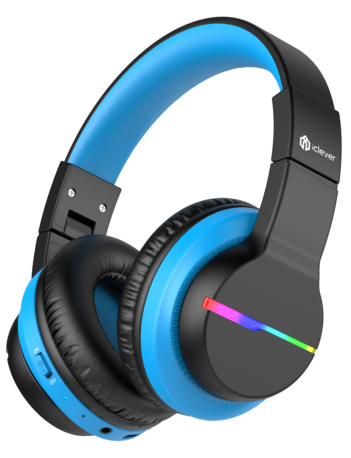 photo ICLEVER Kids Bluetooth Headphones C03-1702N-32 BTH12, LED, 55h, black