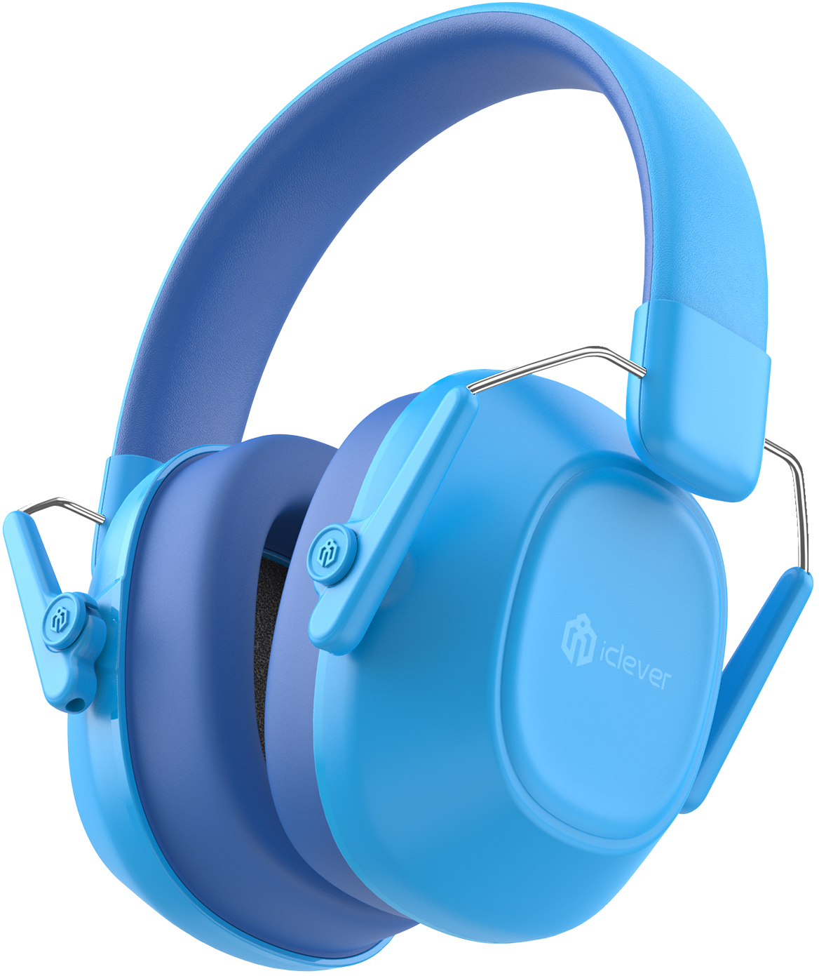 photo ICLEVER IC-EM01 Ear Muffs for Kids C06-2301N-01 26dB NRR Noise Reduction, blue