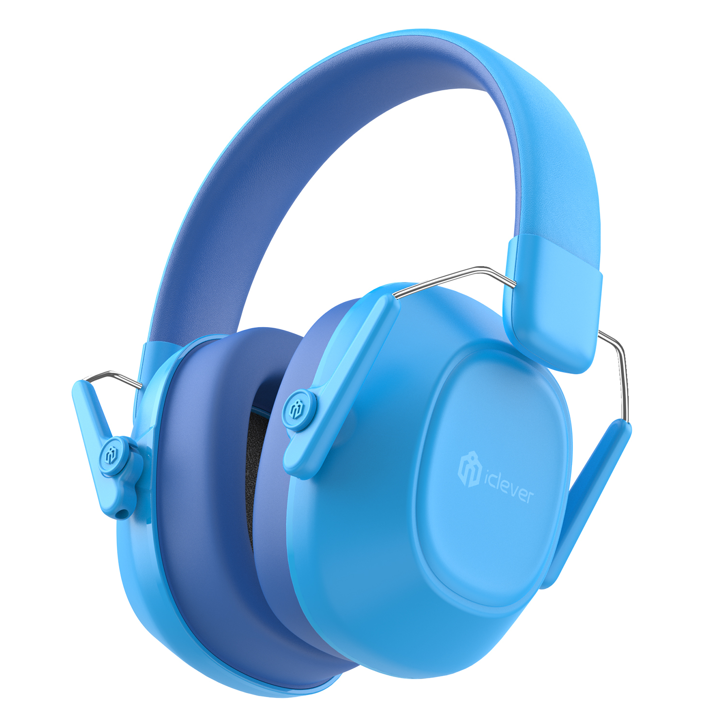 photo ICLEVER Ear Muffs for Kids C06-2301N-01 26dB NRR Noise Reduc. blue