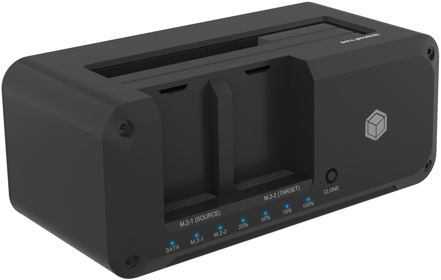 photo ICY BOX Docking- & Clonestation for IB-2924MSCL-C31 2.5,3.5in SATA & 2x M.2 NVMe