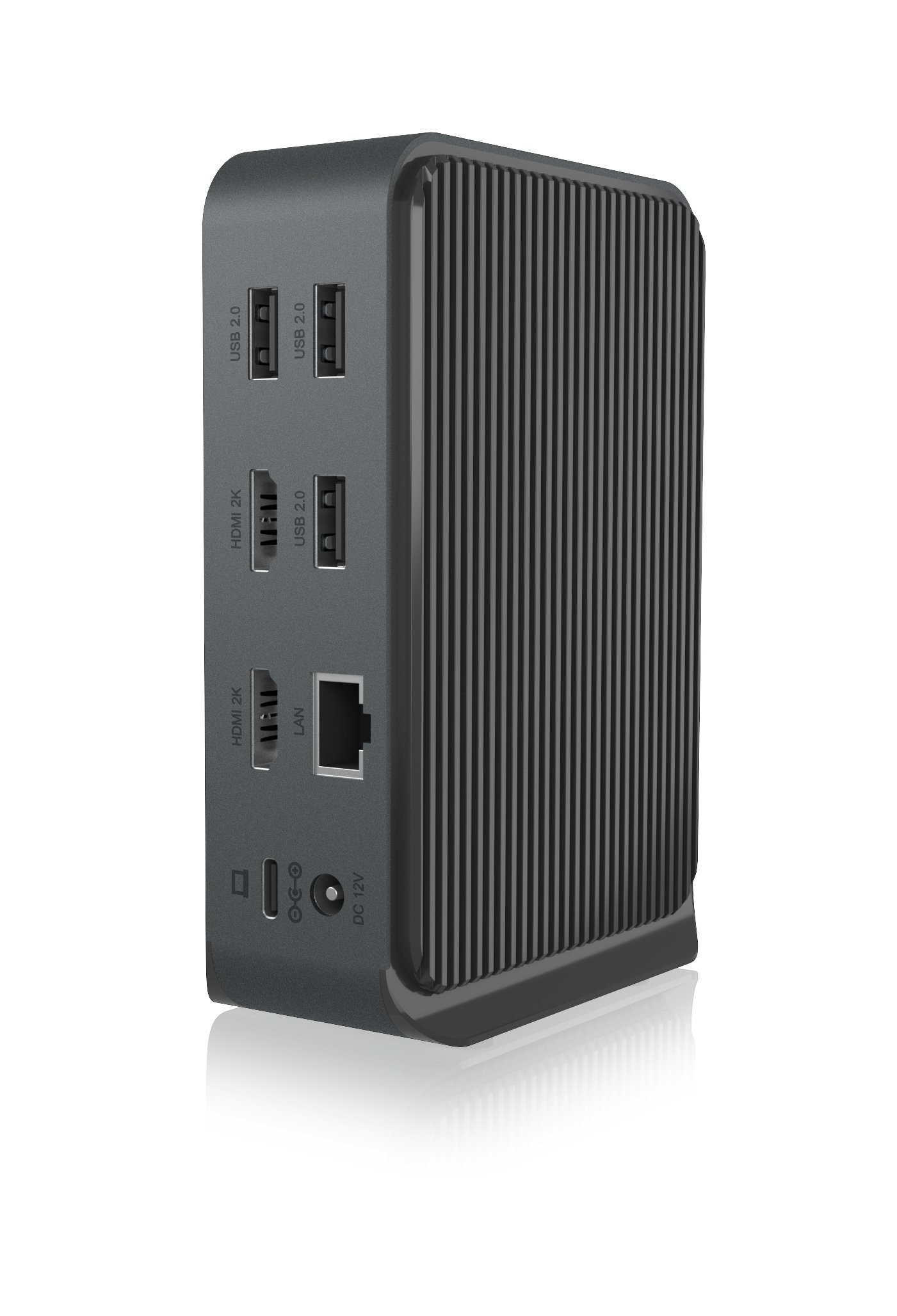 ICY BOX Dual Dockingstation black IB-DK2261AC 2x HDMI, 3x USB 3.2, GLAN