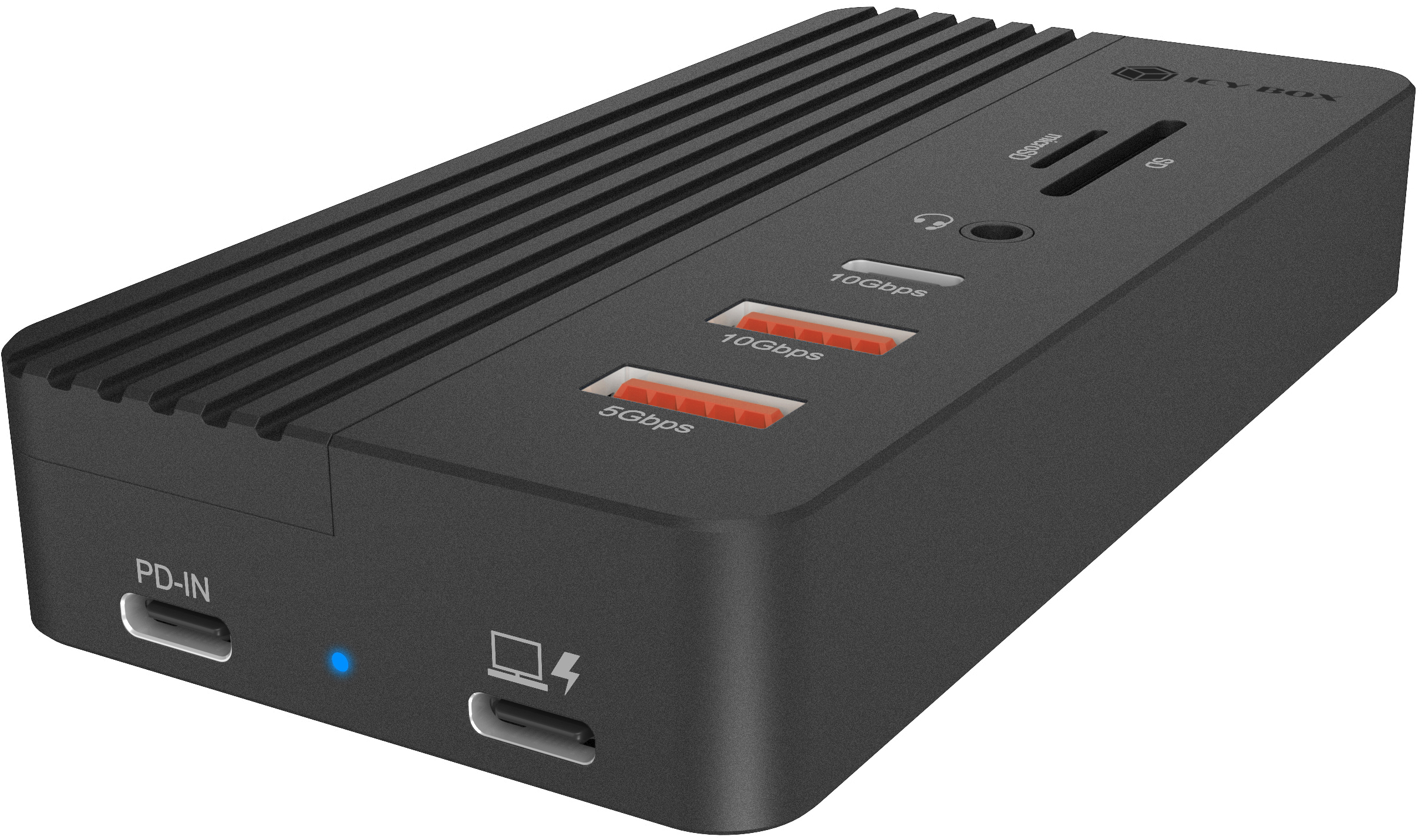 photo ICY BOX 10-in-1 DockingStation with IB-DK4072M-CU31 M.2 NVMe SSD bay