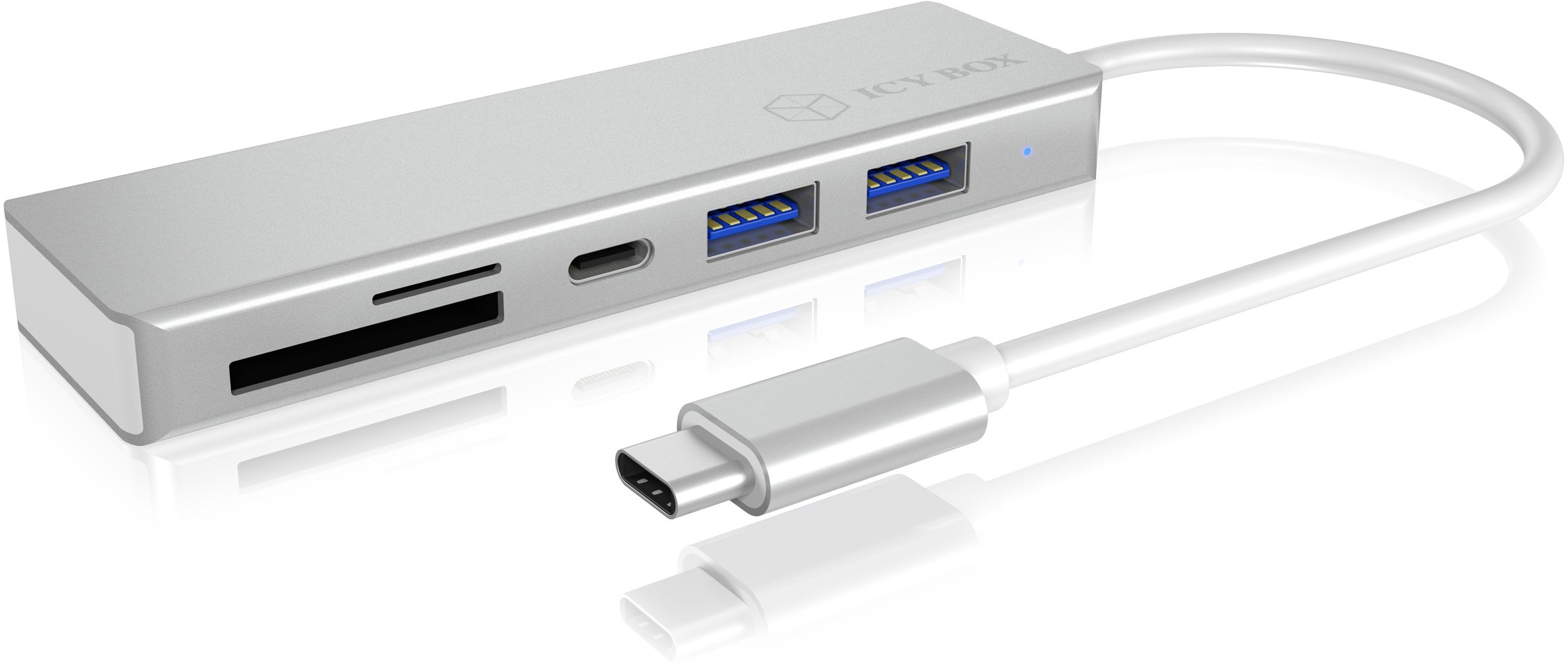 ICY BOX USB 3.0 Type-C Hub IB-HUB1413-C 3USB ports & multi-cardreader