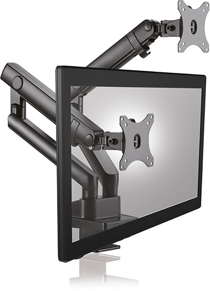 ICY BOX Monitor Stand for 2 Monitor IB-MS314-T 32 inch black