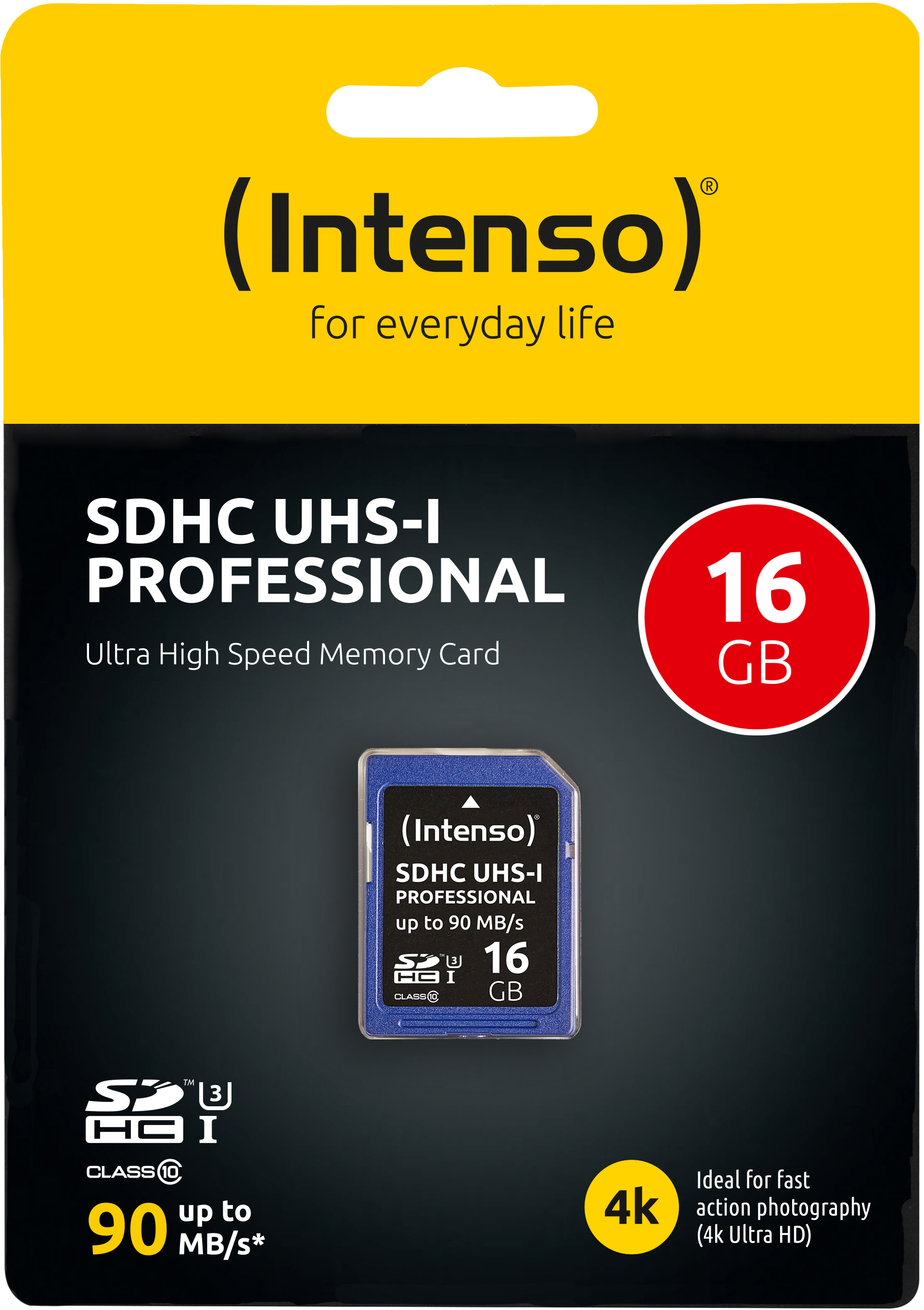 INTENSO SDHC Card PRO 16GB 3431470 UHS-I UHS-I