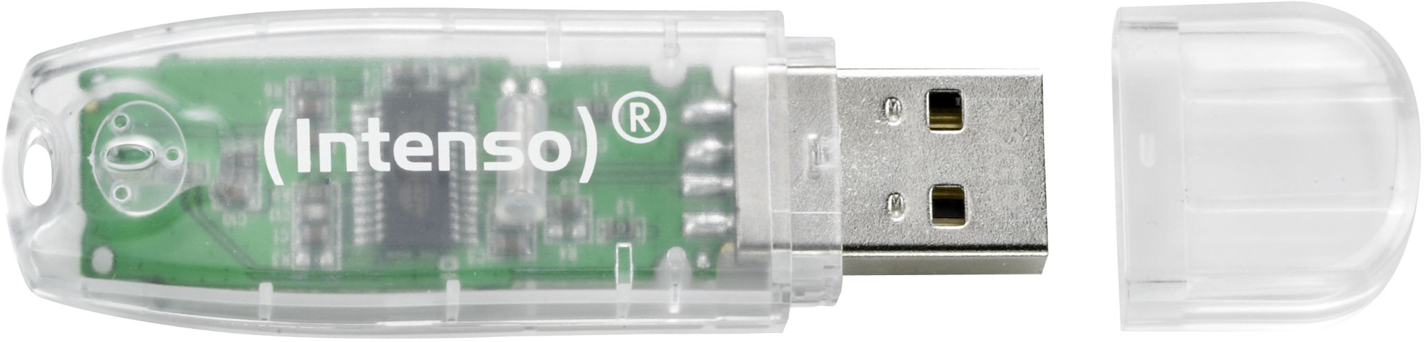 INTENSO USB-Stick Rainbow Line 32GB 3502480 USB 2.0 transparent USB 2.0 transparent