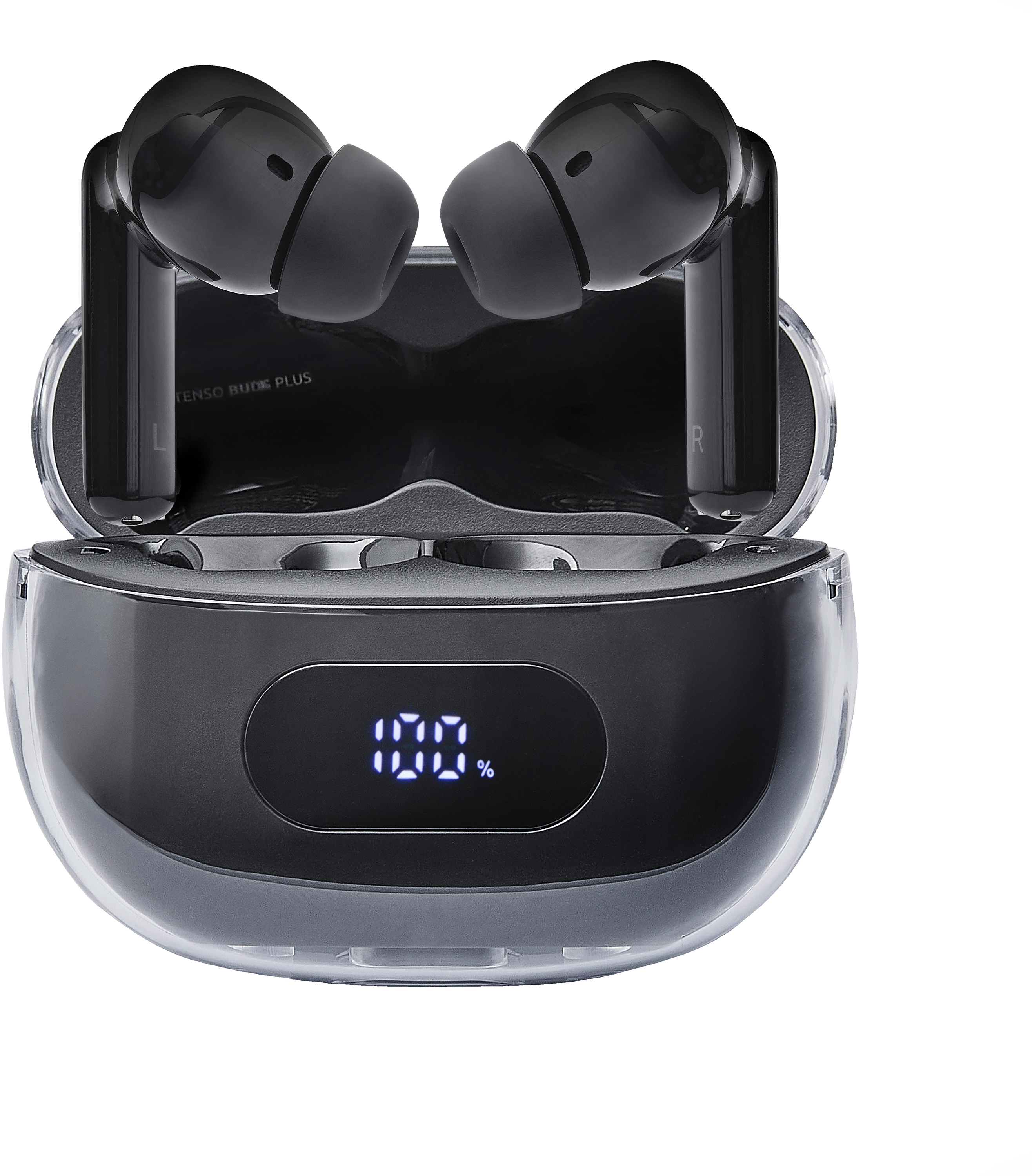 photo INTENSO Buds Plus Wirel. Earphones 3720310 T310AE, ANC, black