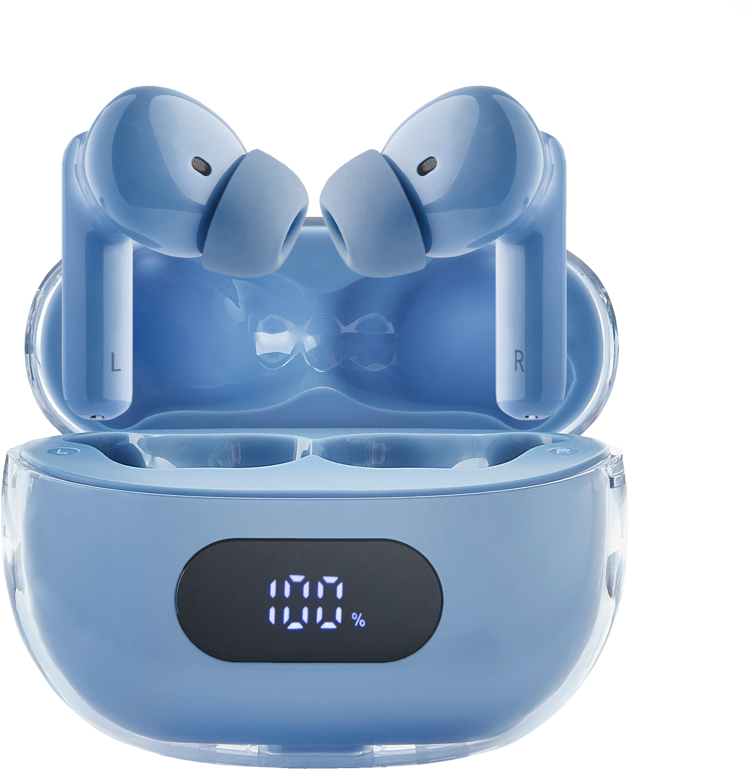 photo INTENSO Buds Plus Wirel. Earphones 3720315 T315AE, ANC, blue