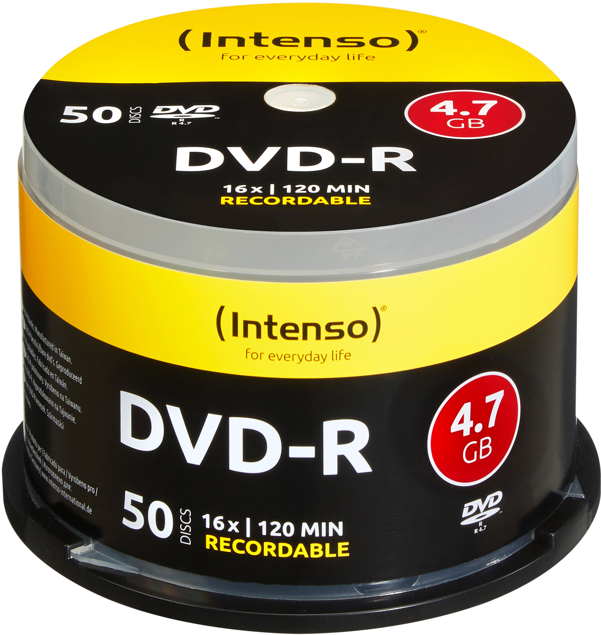 INTENSO DVD-R Cake Box 4.7GB 4101155 16x 50 Pcs 16x 50 Pcs