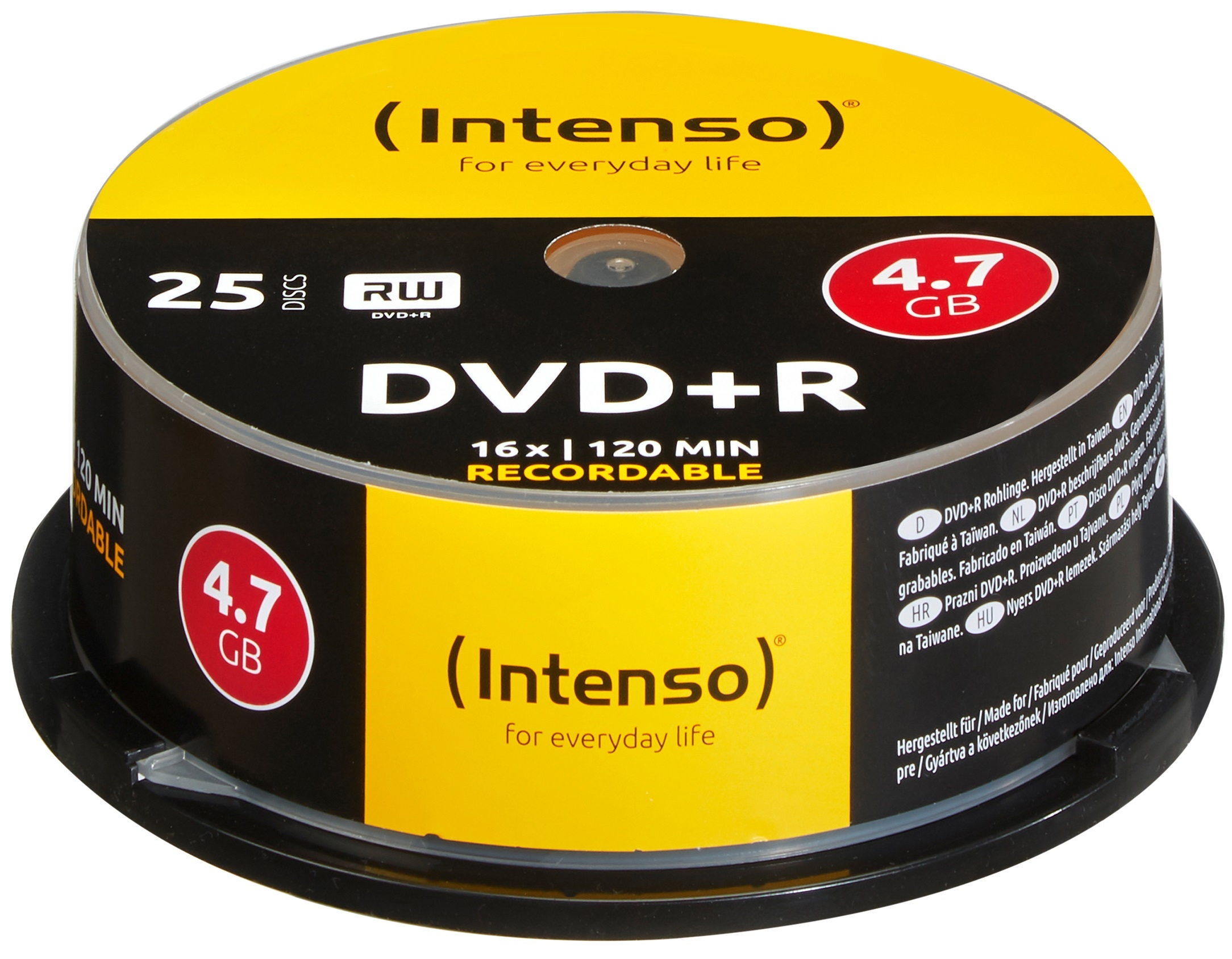 INTENSO DVD+R Cake Box 4.7GB 4111154 16x 25 Pcs 16x 25 Pcs