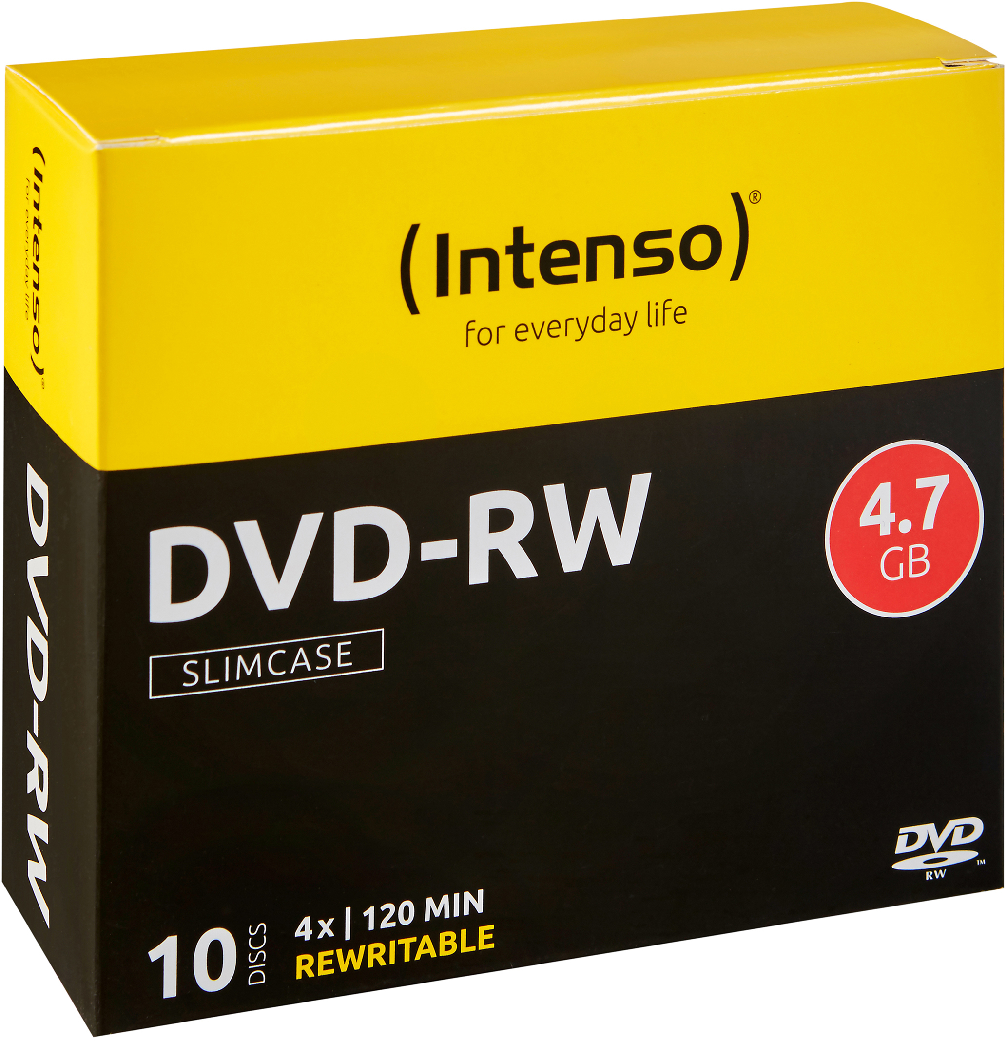 INTENSO DVD-RW Slim 4.7GB 4201632 4x 10 Pcs 4x 10 Pcs