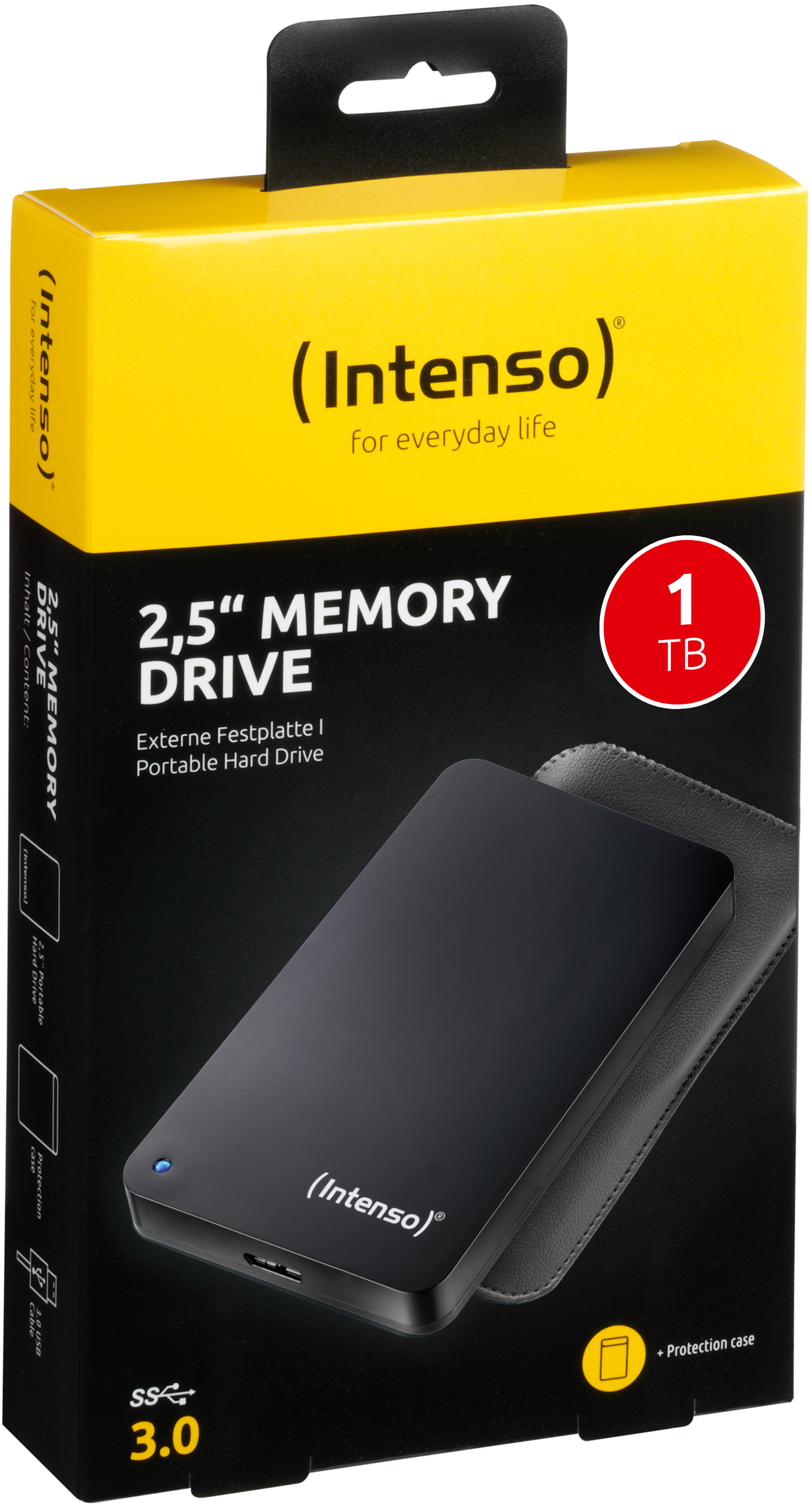 INTENSO HDD Memory Drive 1TB 6023560 USB 3.0 2.5 inch black