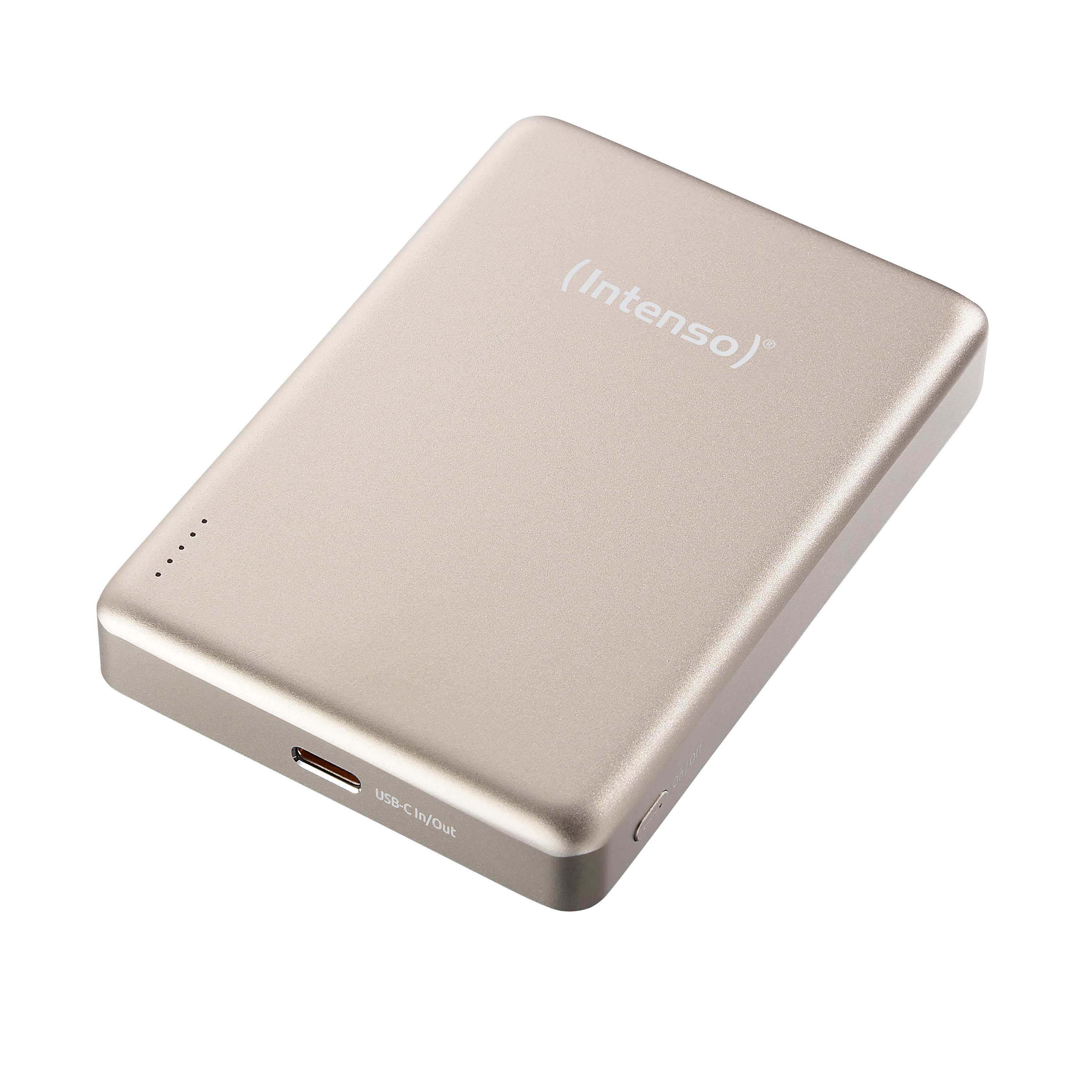 photo INTENSO Powerbank MW10000 10000 mAh 7344031 Magnetic Wireless champagne