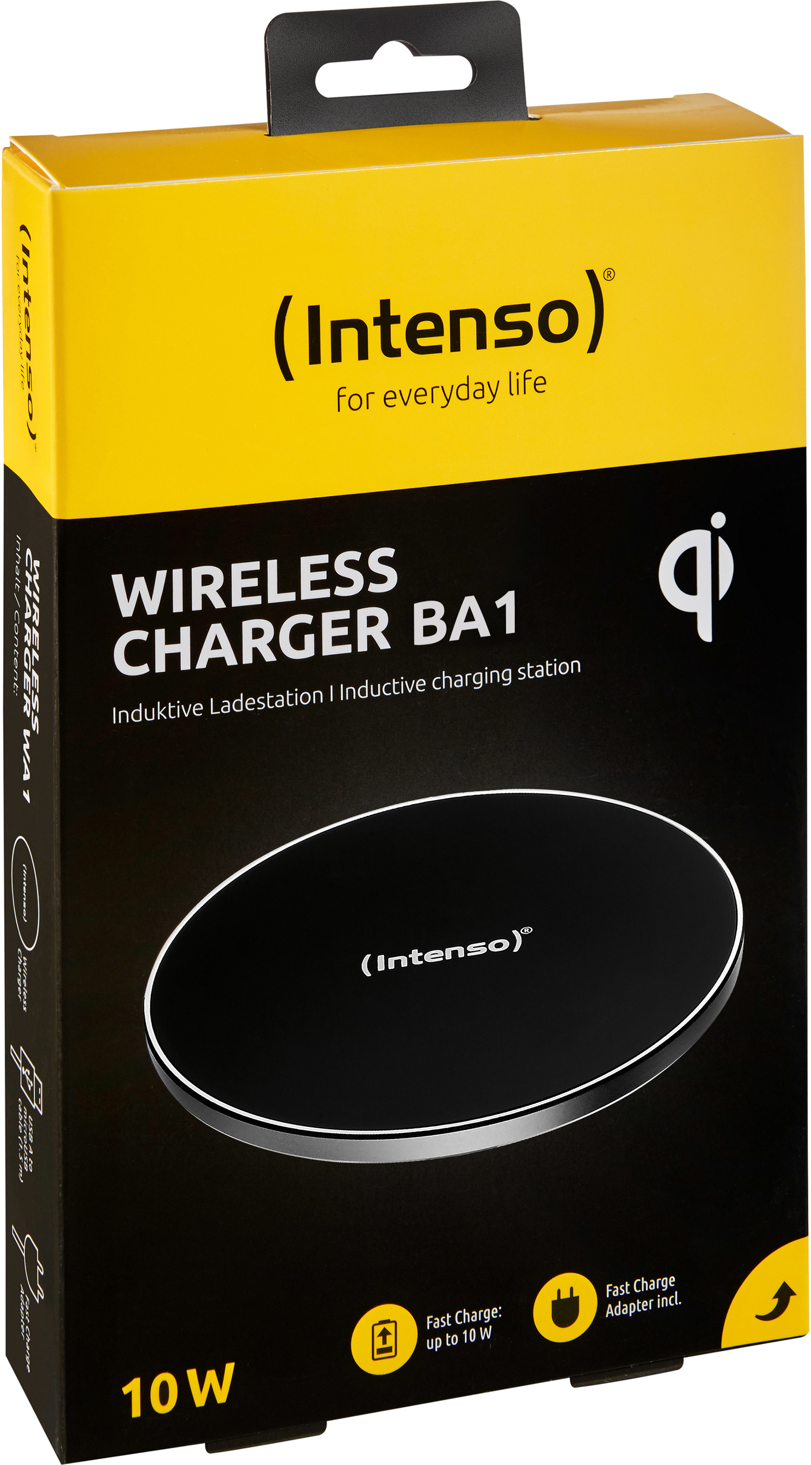 INTENSO Wireless Charger BA1 black 7410510