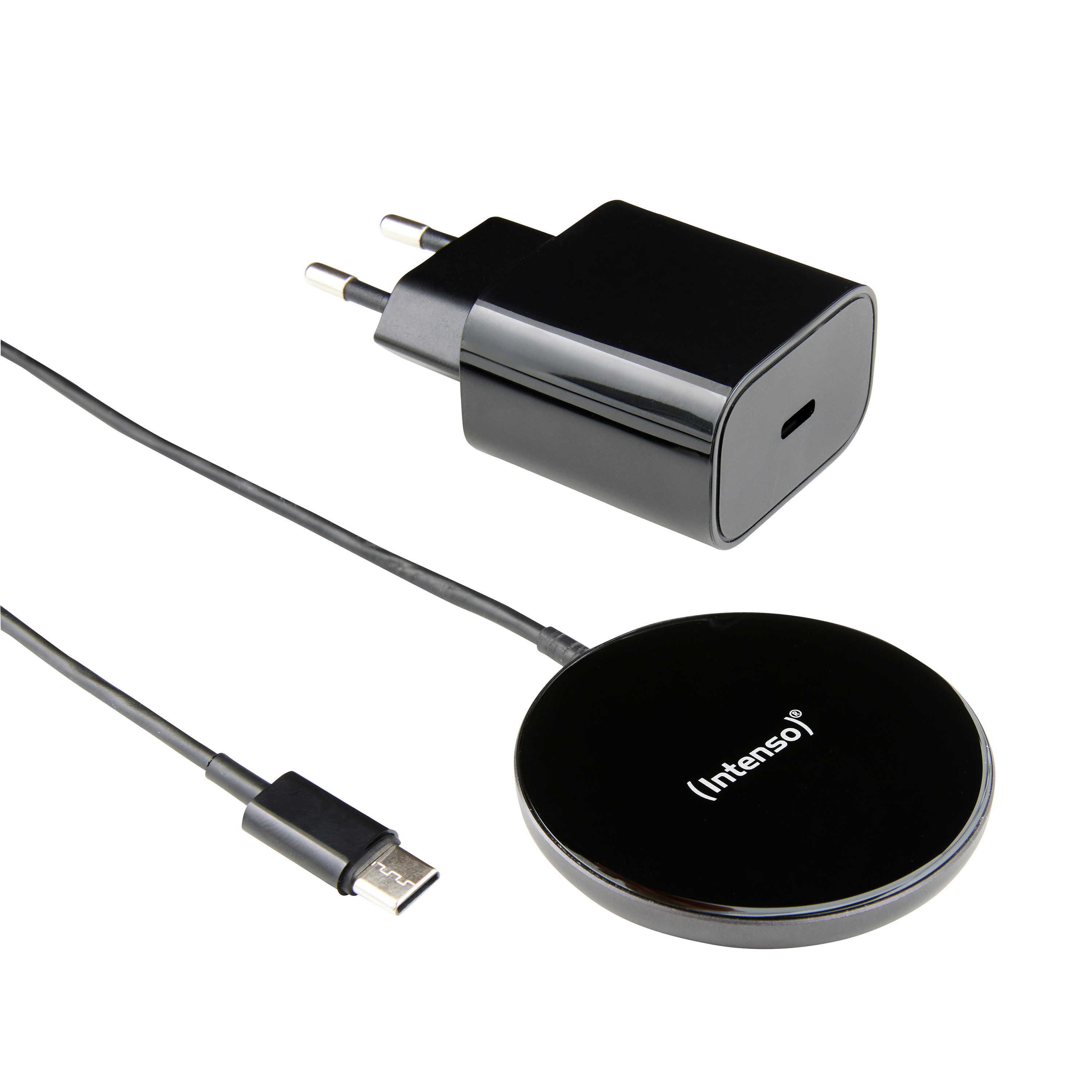 INTENSO Magnetic Wireless Charger MB1 7410710 MagSafe compatibility black