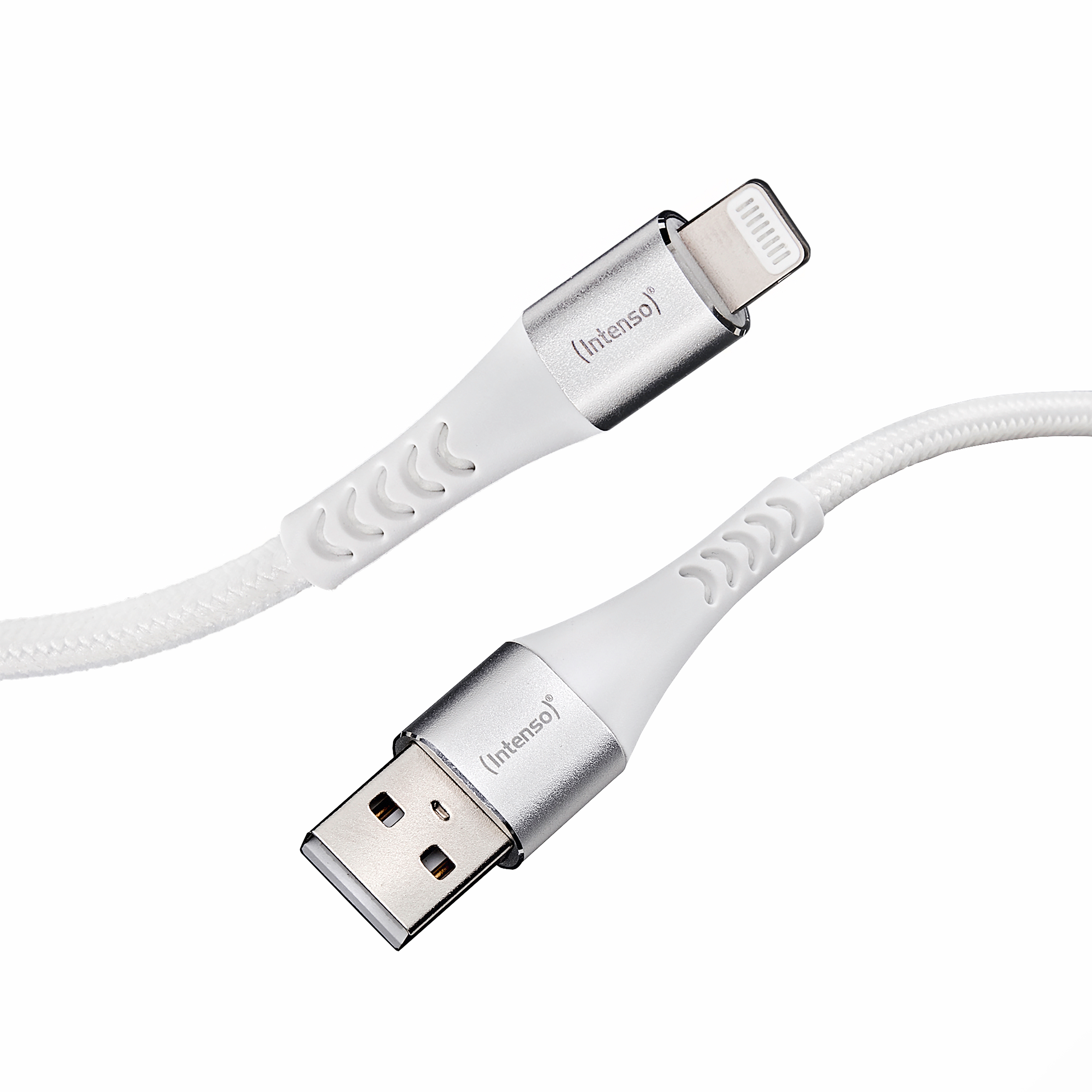 INTENSO Cable USB-A to Lightning 7902102 1.5 m, Nylon white 1.5 m, Nylon white