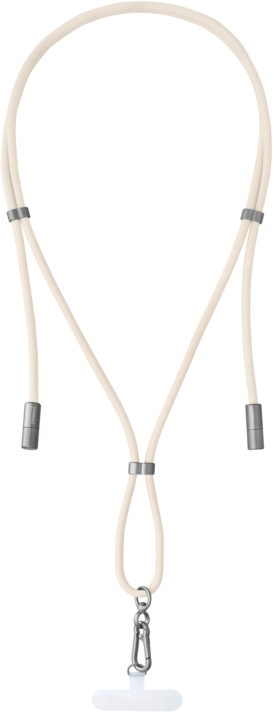 photo INTENSO Phone Lanyard Charg.Data Cable 7991001 2x USB-C, up to 1.65m beige