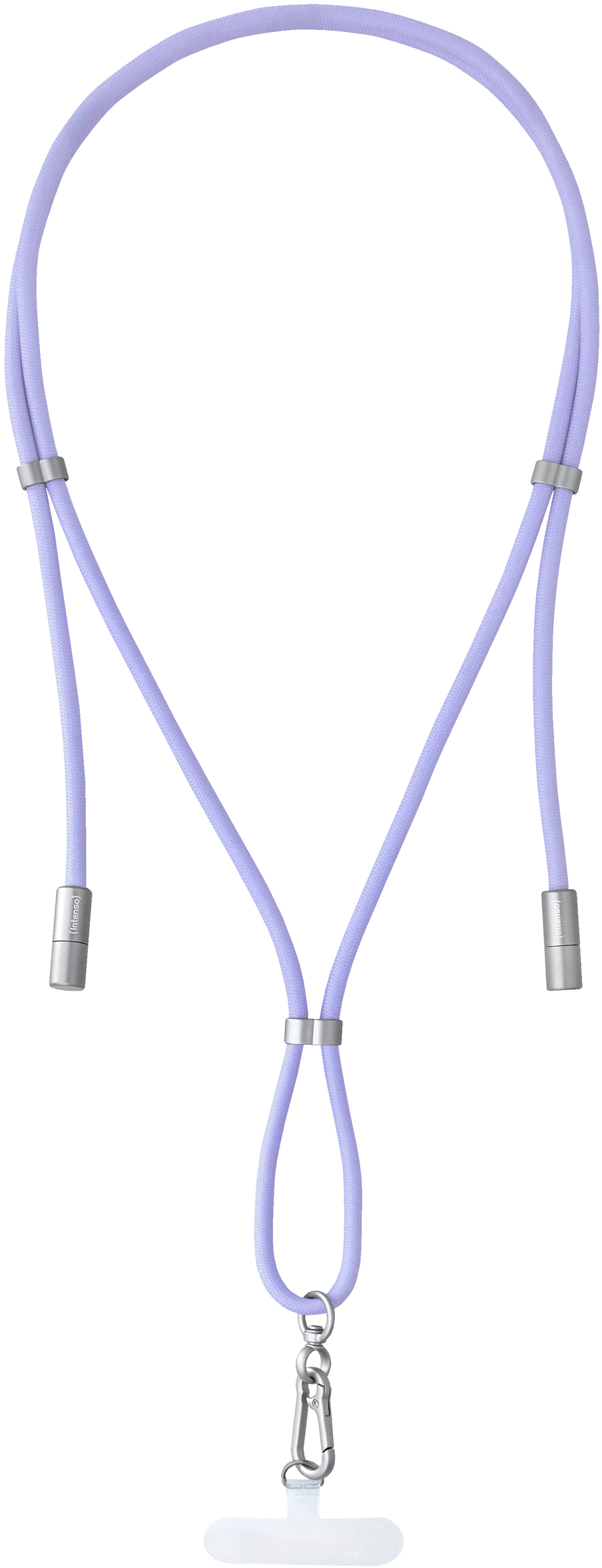 photo INTENSO Phone Lanyard Charg.Data Cable 7991003 2x USB-C, up to 1.65m purple