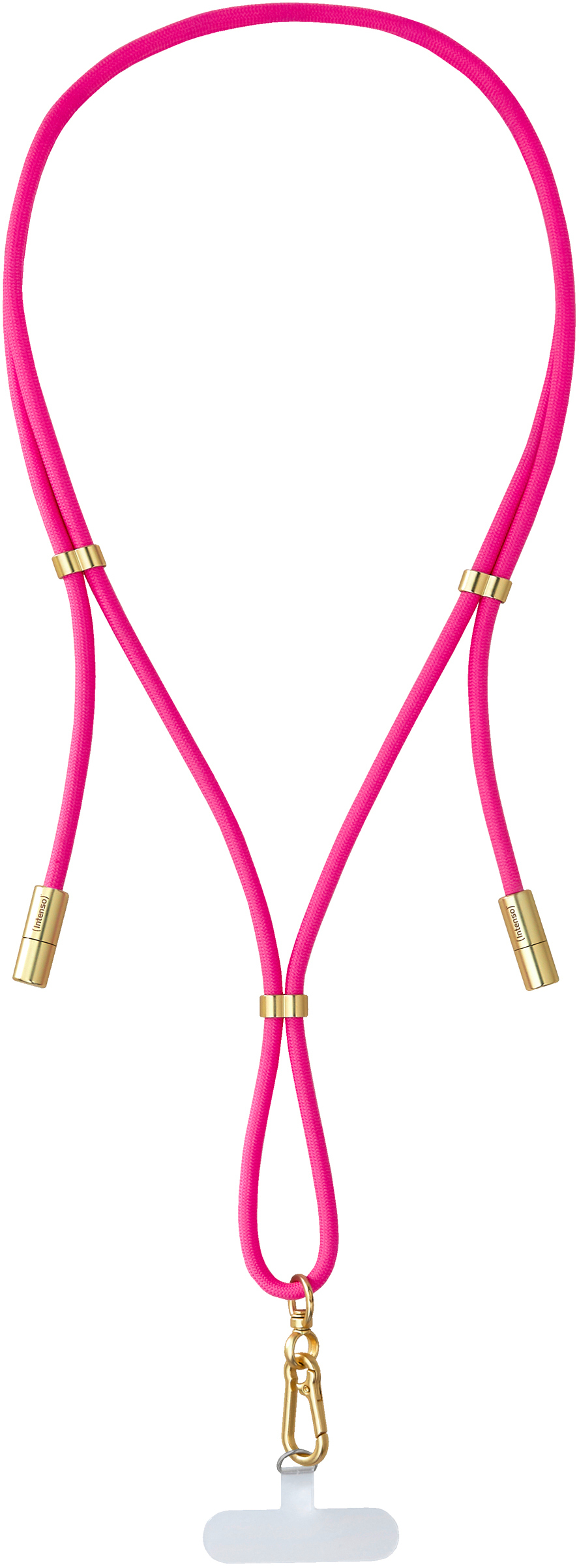 photo INTENSO Phone Lanyard Charg.Data Cable 7991004 2x USB-C, up to 1.65m neonpink