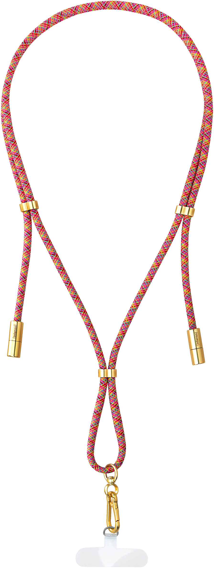 photo INTENSO Phone Lanyard Charg.Data Cable 7991005 2x USB-C, up to 1.65m neon mix