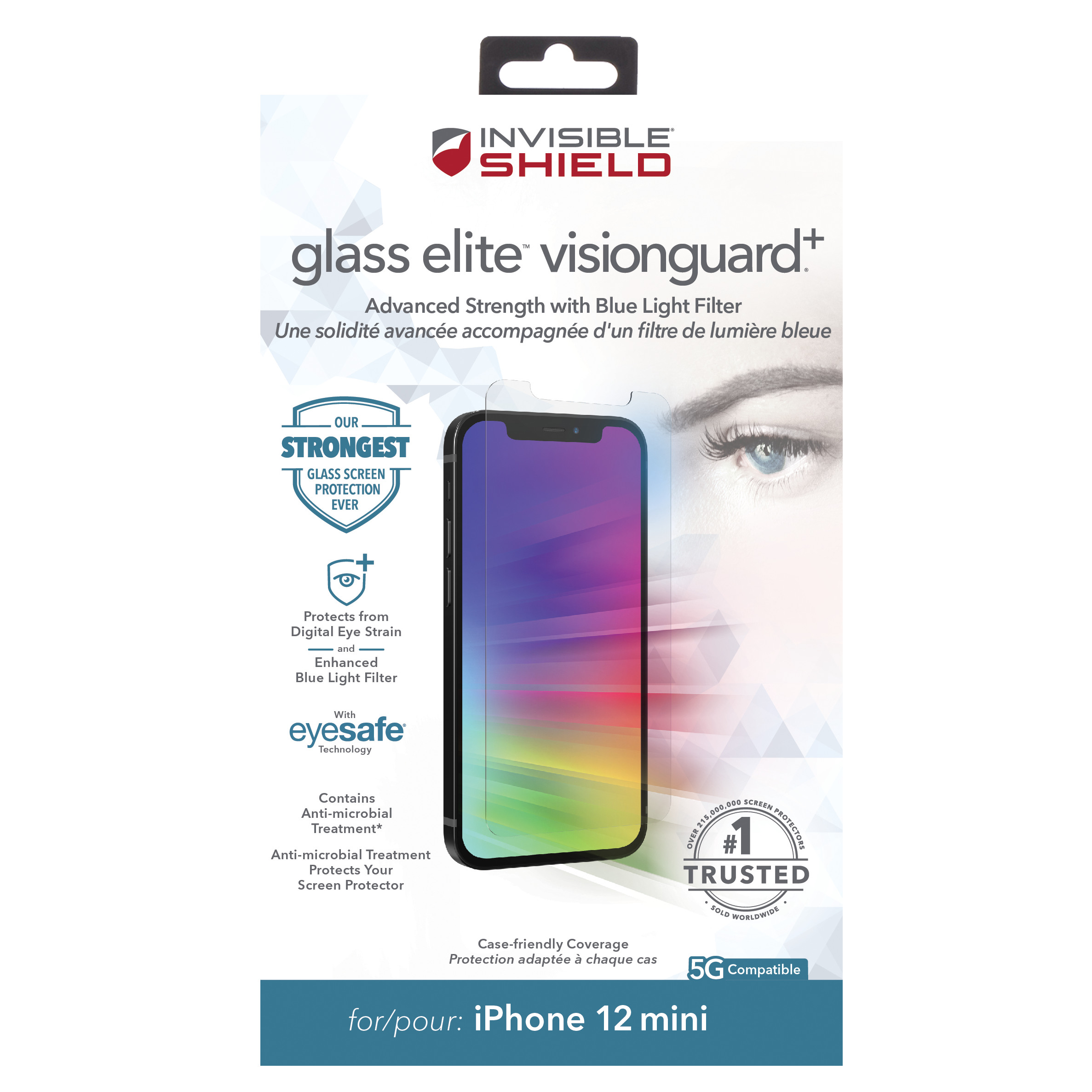 INVISIBLE SHIELD Glass Elite VisionGuard+ 200106718 iPhone 12 Mini
