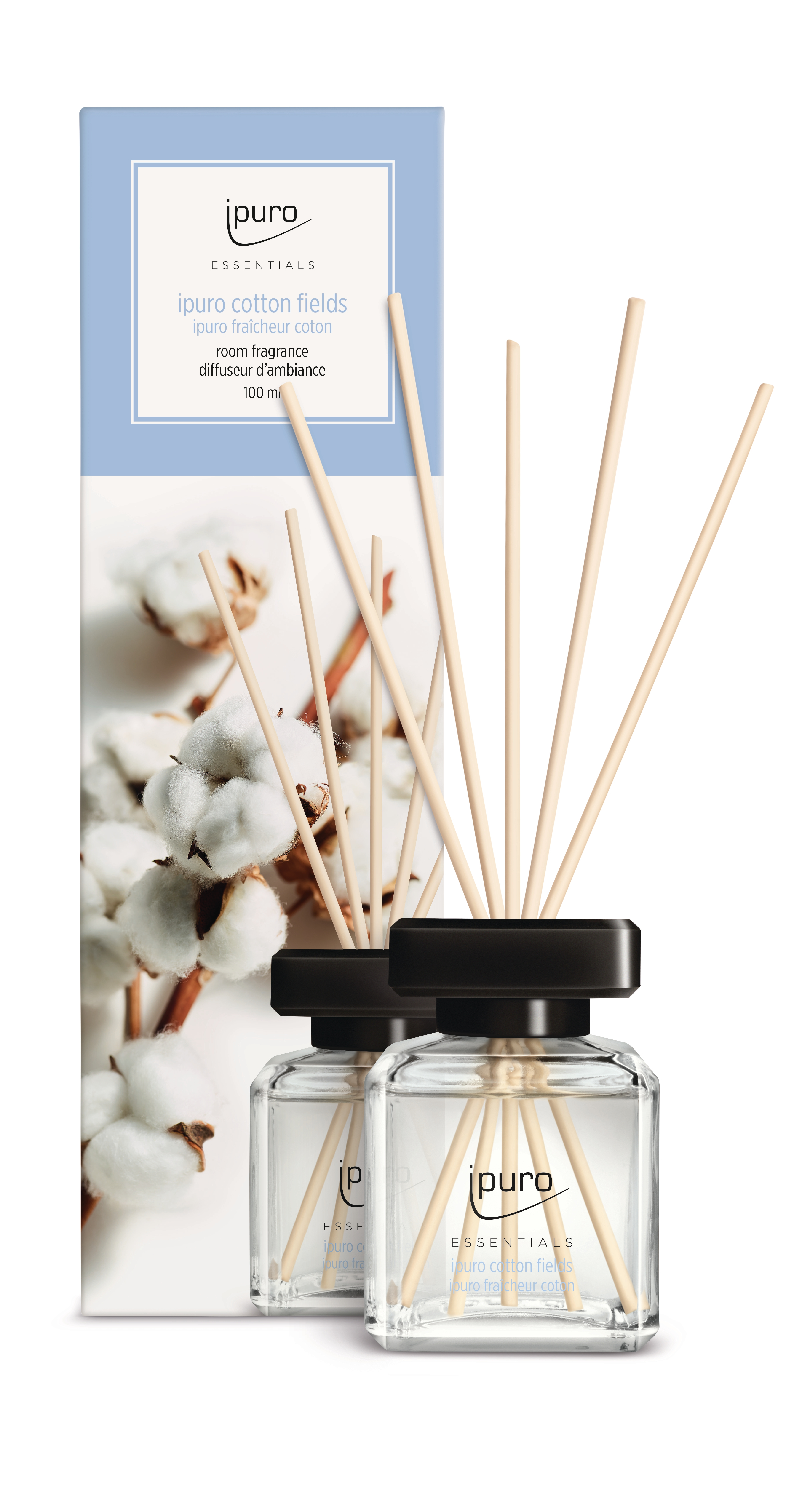 IPURO Parfum d'ambiance Essentials 050.1030 cotton fields 100ml