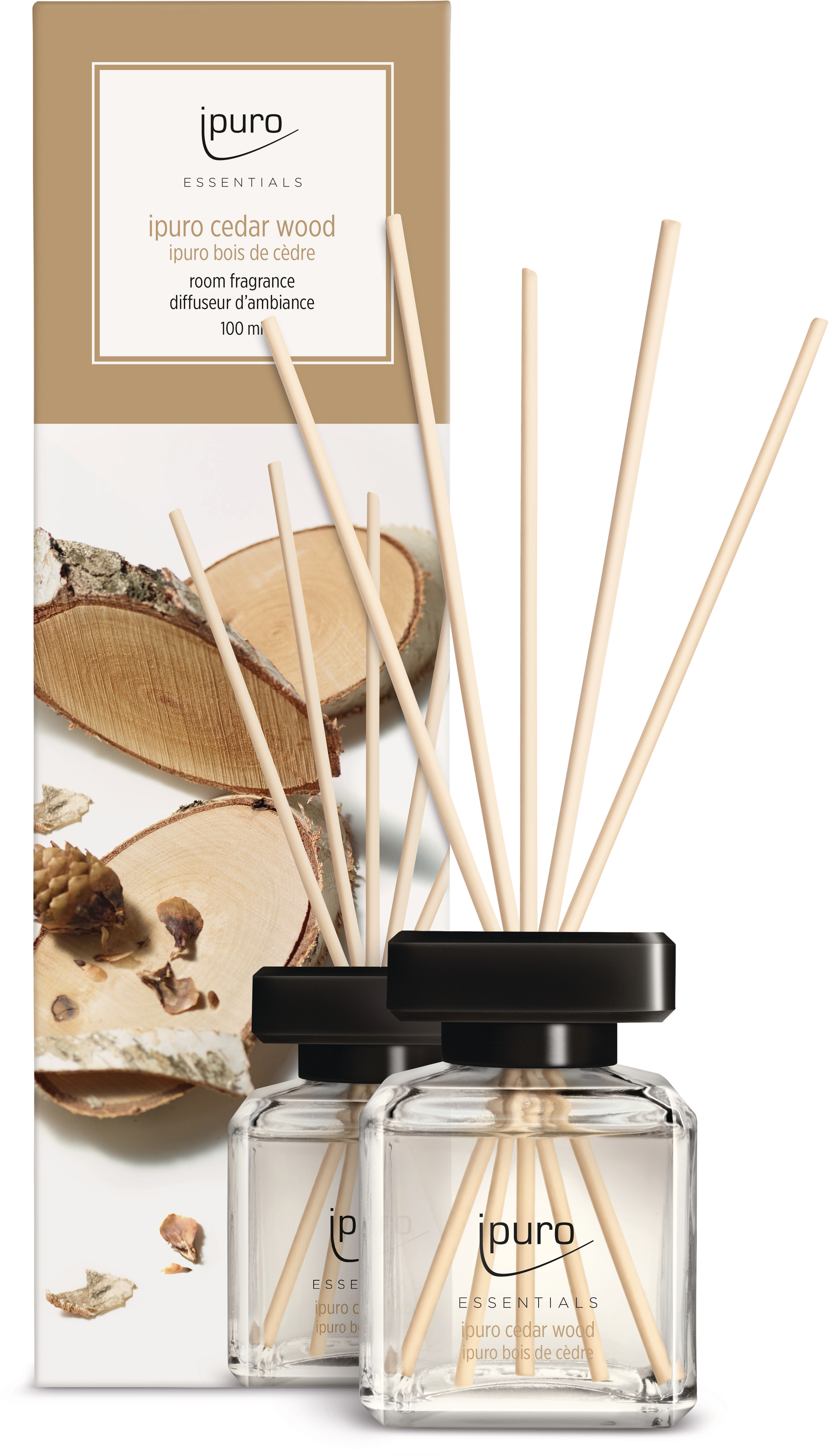 IPURO Parfum d'ambiance Essentials 050.1035 cedar wood 100ml cedar wood 100ml