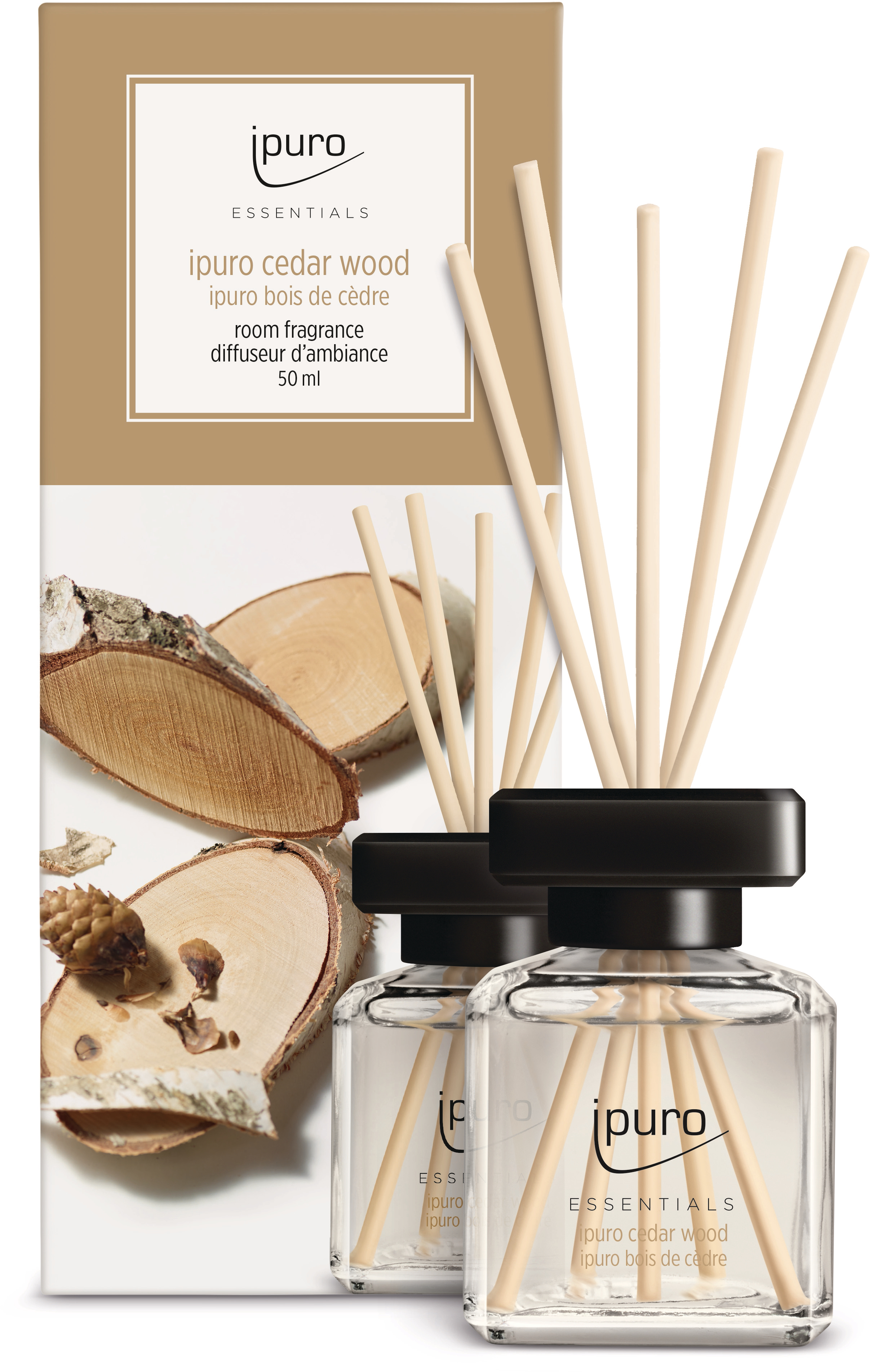 photo IPURO Parfum d'ambiance Essentials 050.5005.05 cedar wood 50ml