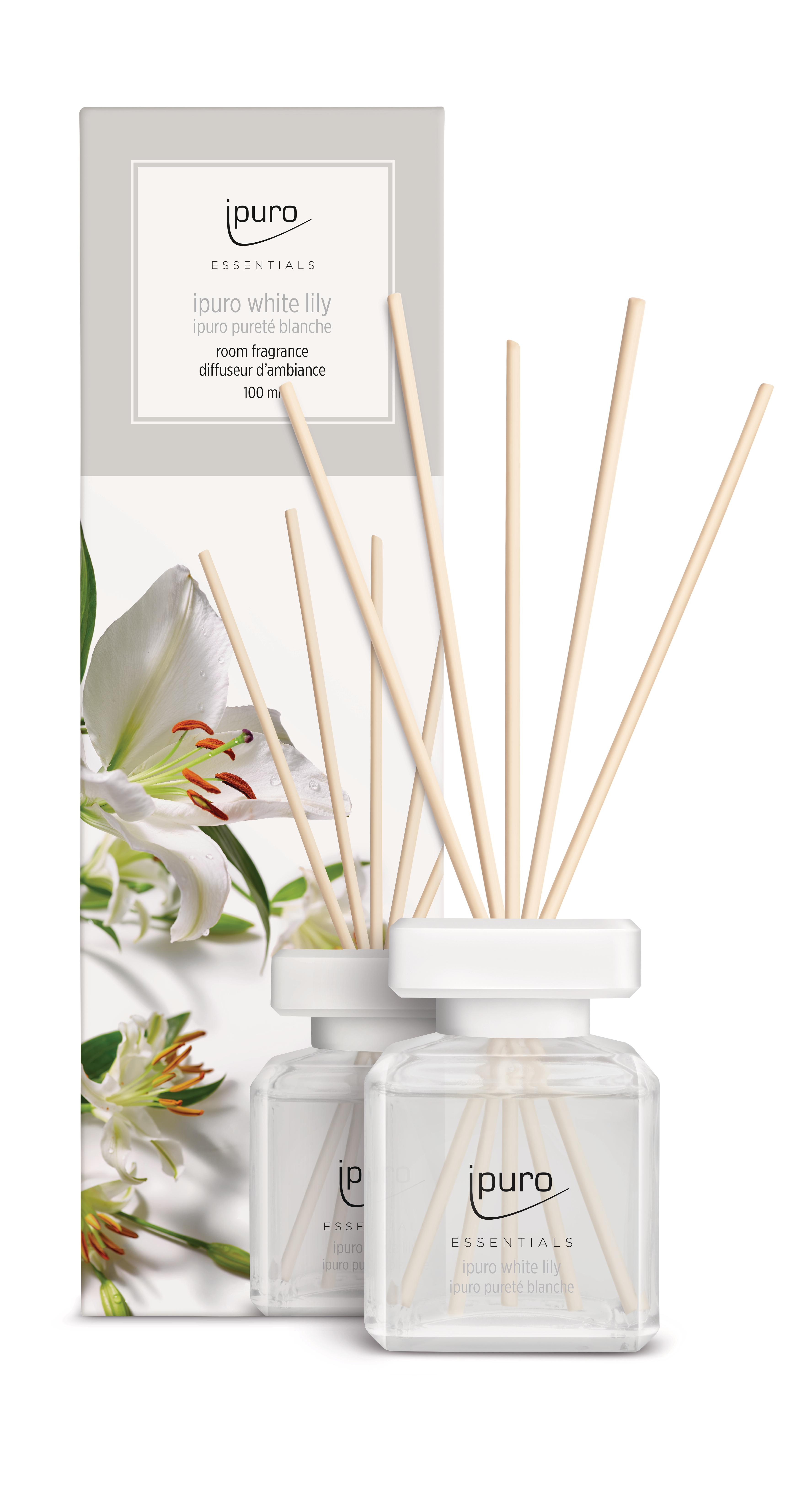 photo IPURO Parfum d'ambiance Essentials 050.5036.10 white lilly 100ml