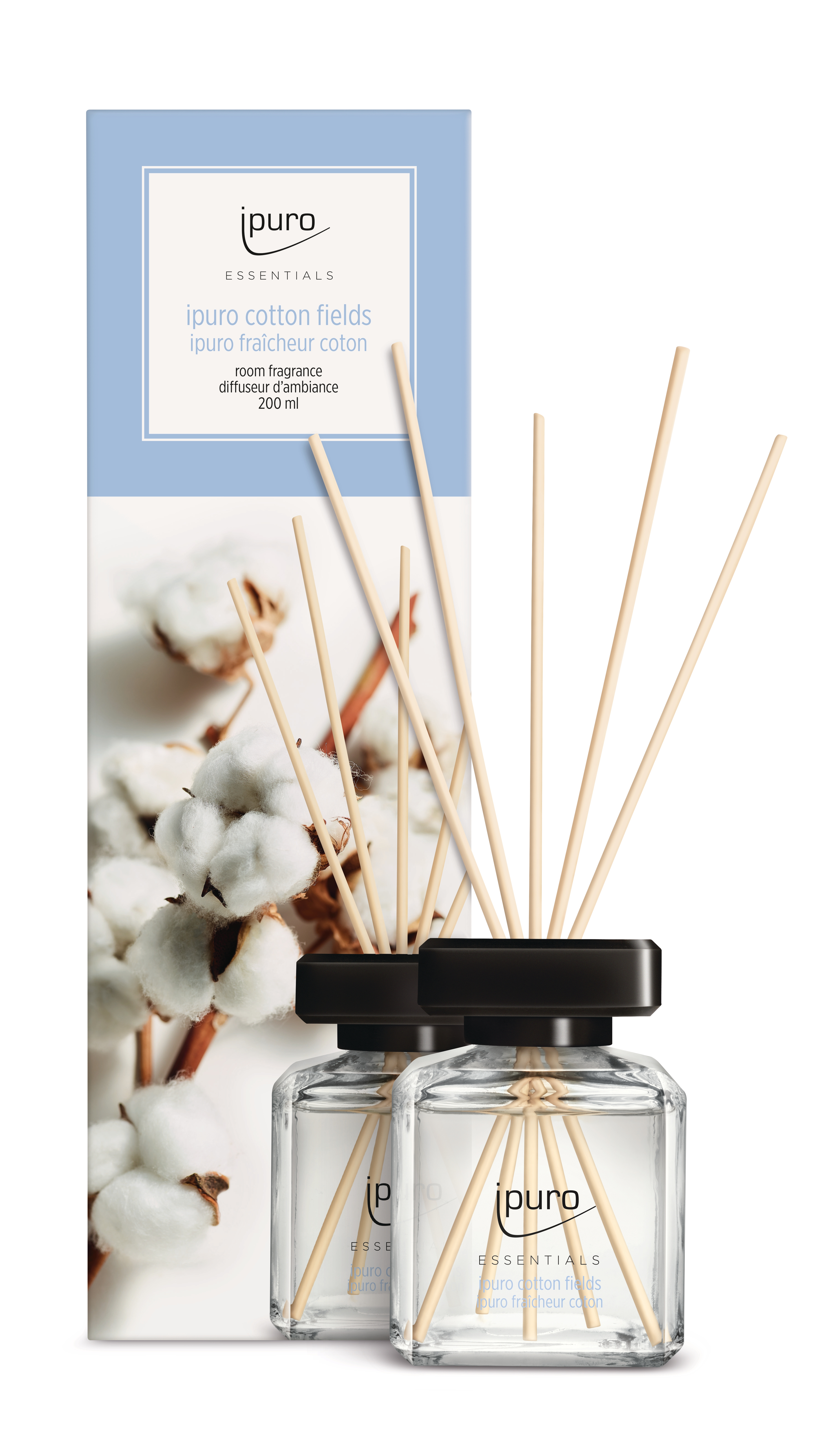 photo IPURO Parfum d'ambiance Essentials 050.5060.20 cotton fields 200ml
