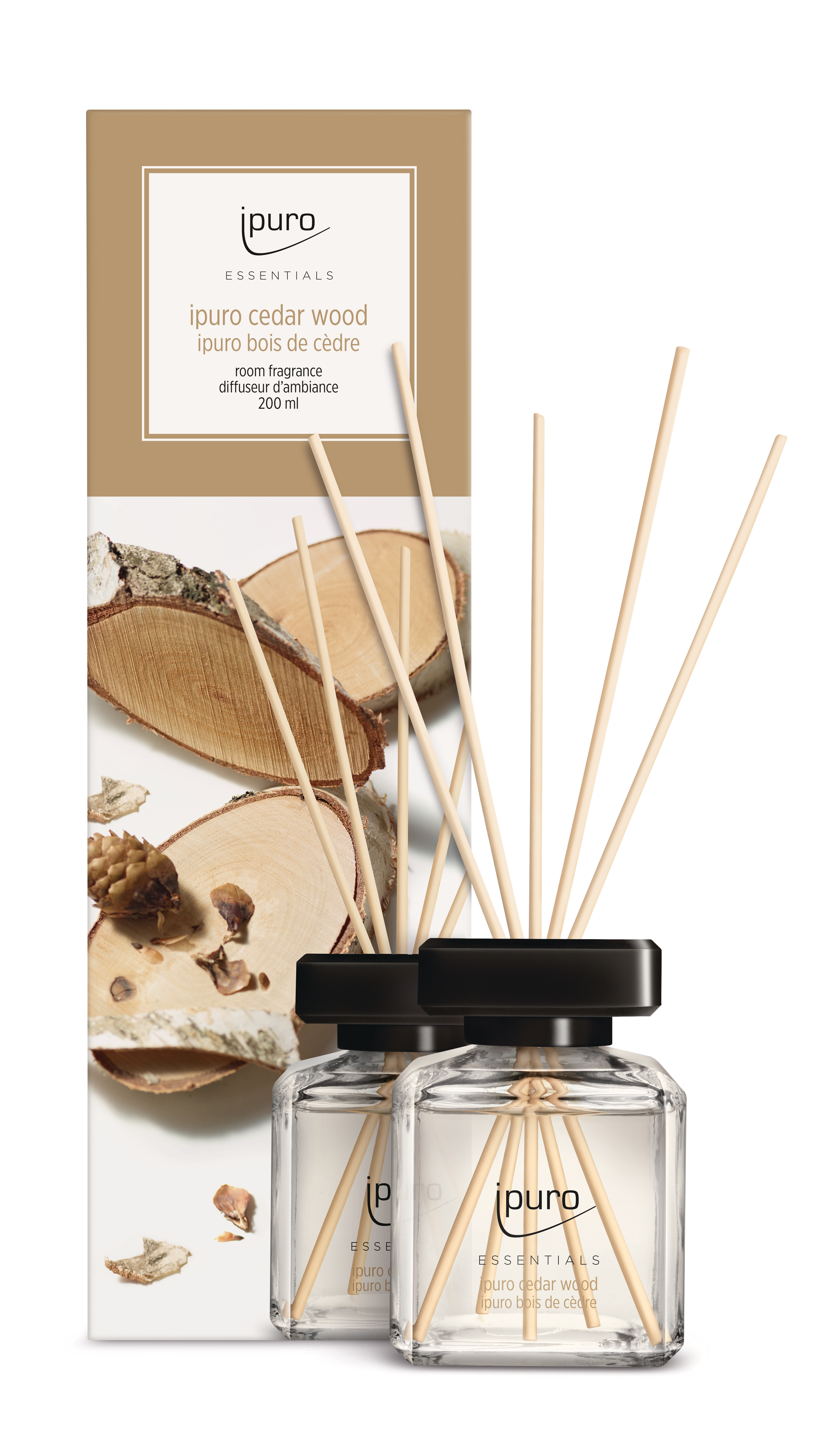 photo IPURO Parfum d'ambiance Essentials 050.5065.20 cedar wood 200ml