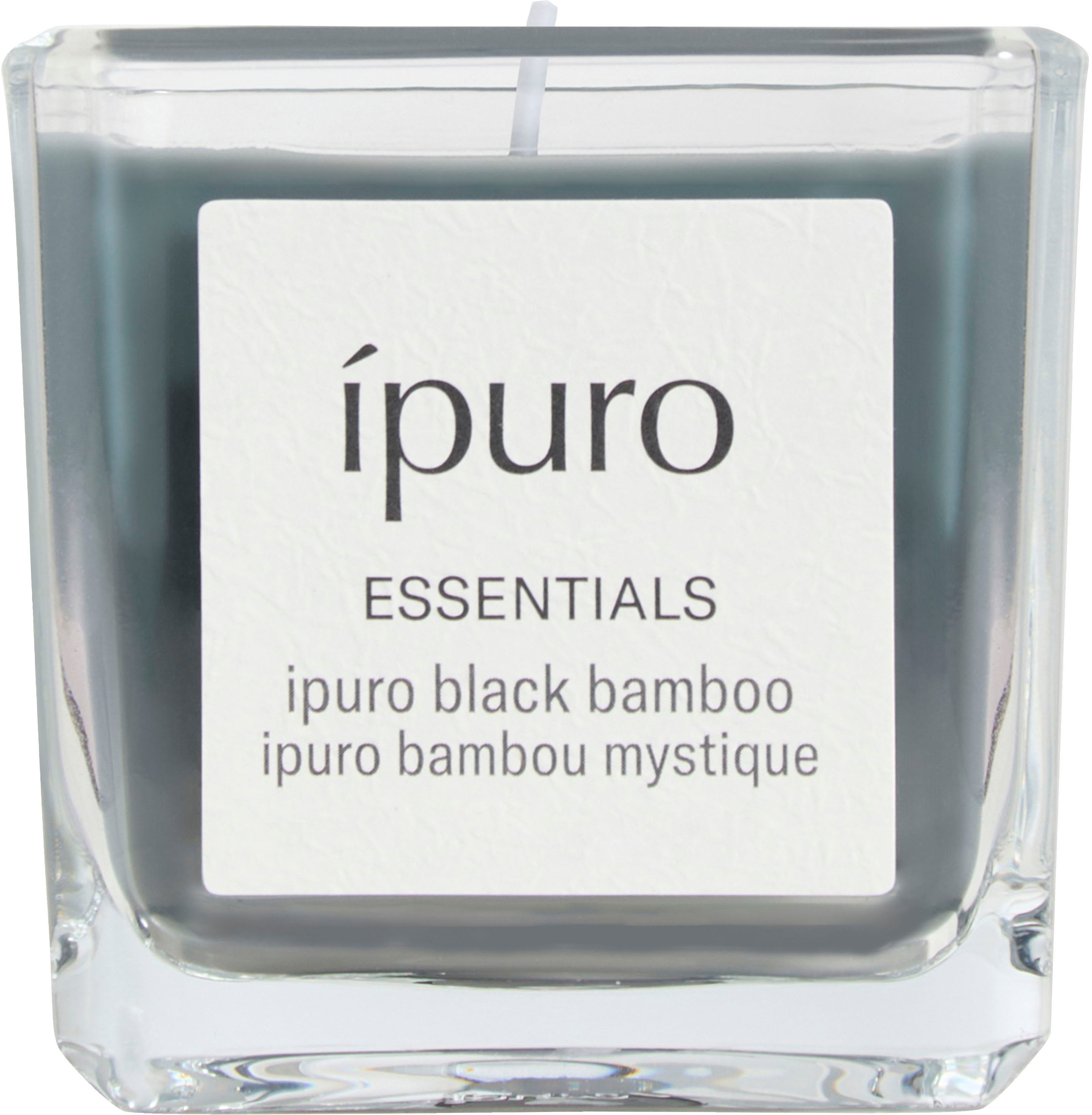 IPURO Duftkerze Essentials 125g 051.1010034.00 black bamboo