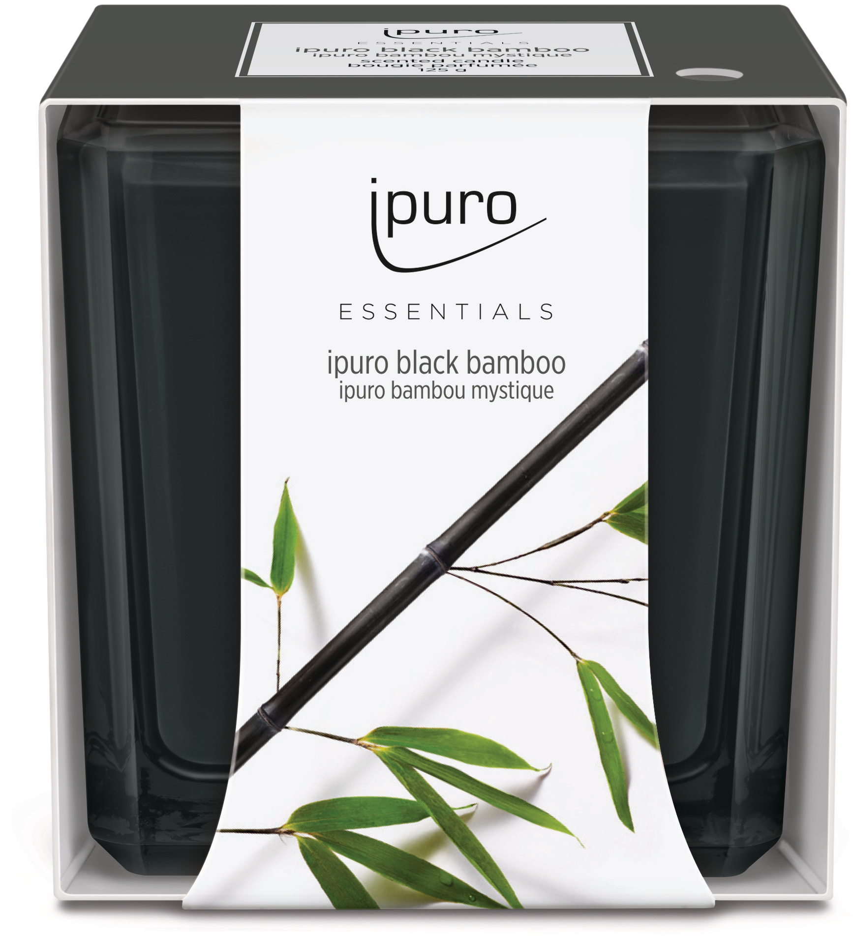 IPURO Bougie parfumée Essentials 051.1208 black bamboo 125g