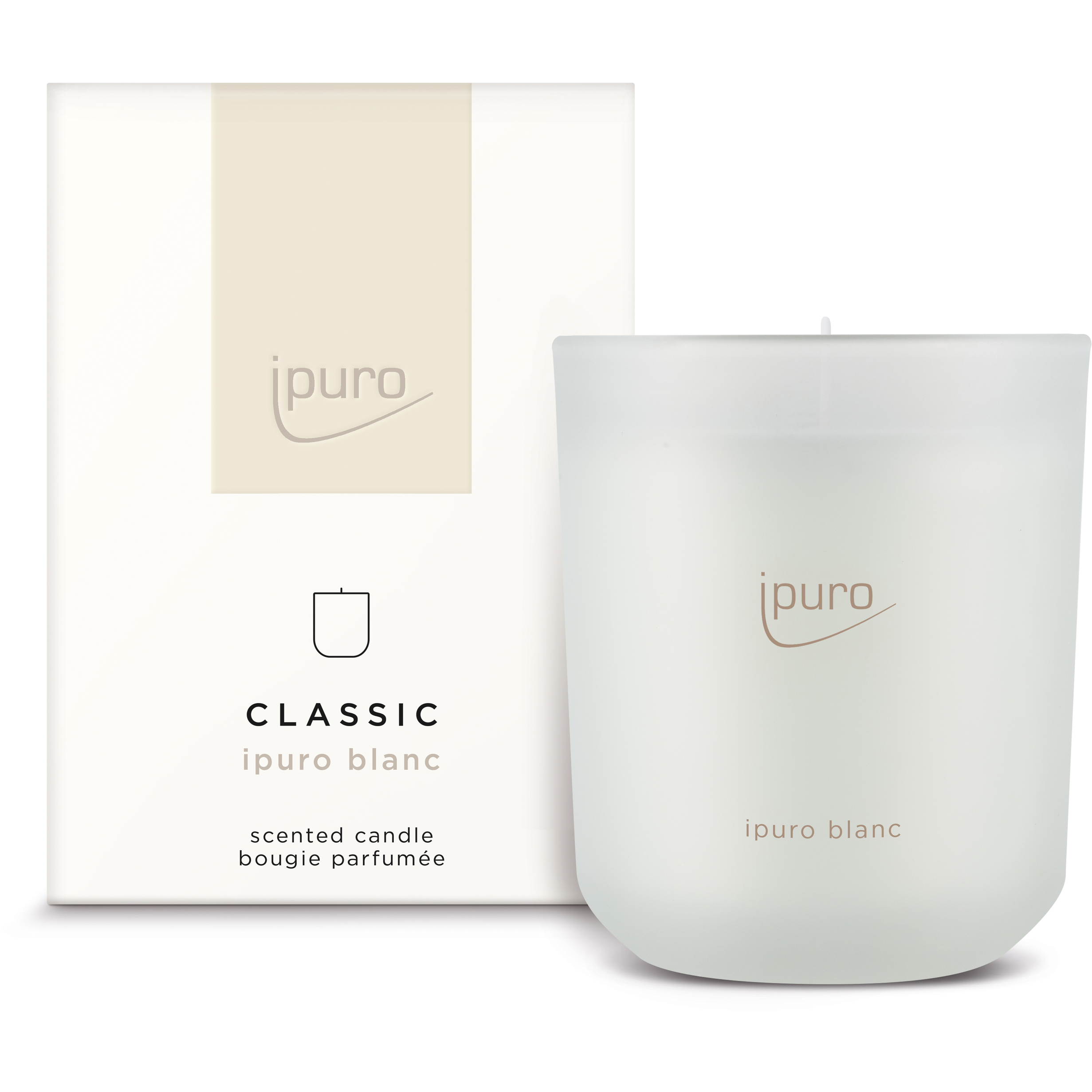 photo IPURO Bougie parfumée 270g 061.4182.00 blanc
