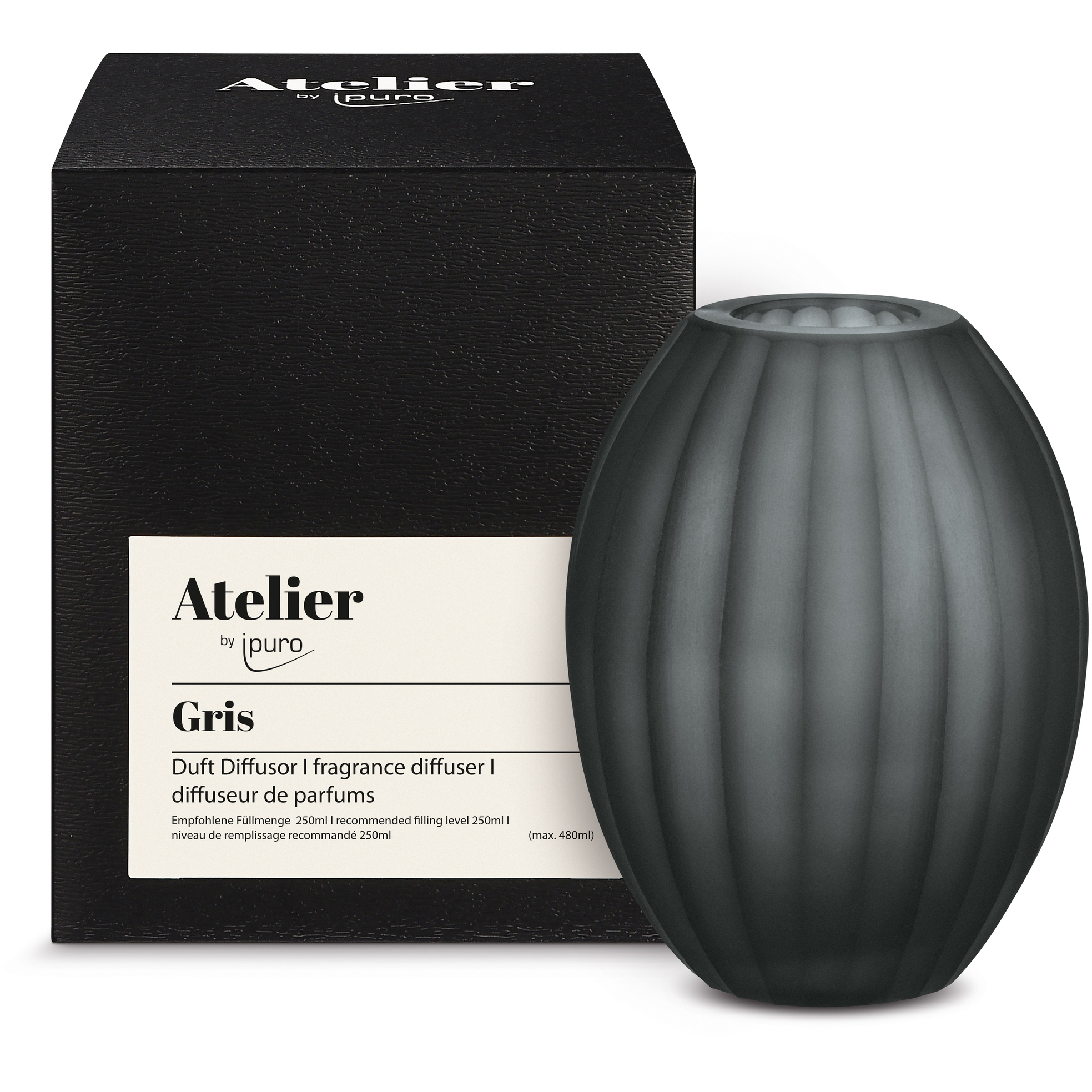 photo IPURO Vase parfumé 480ml 070.1110.00 gris