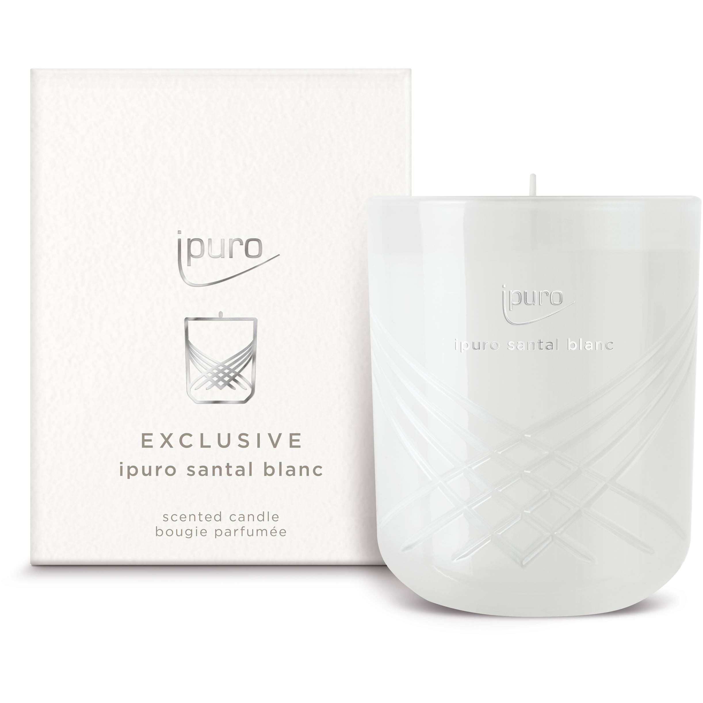 photo IPURO Bougie parfumée 270g 081.5160.00 santal blanc