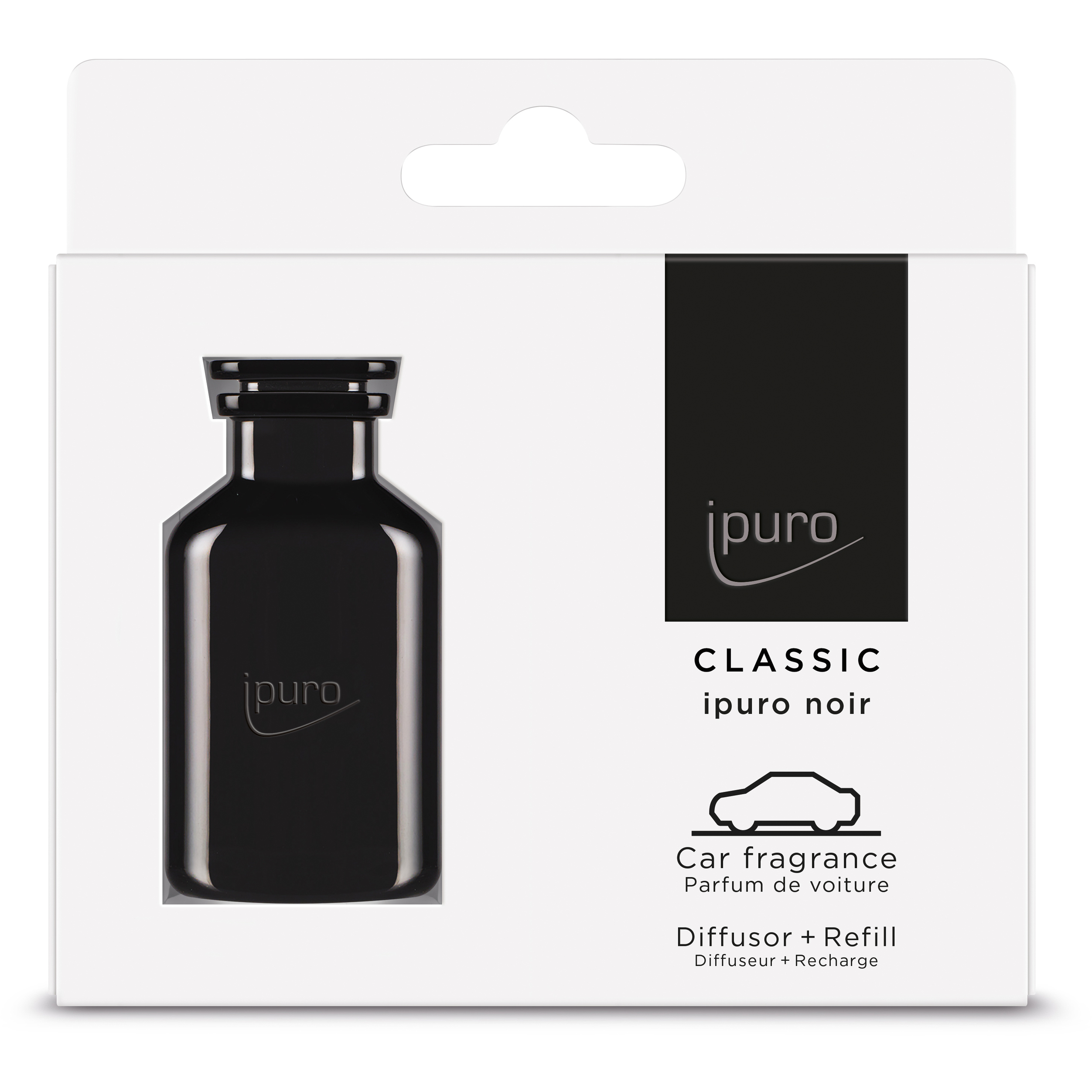 photo IPURO Désodorisants voiture 2x9g 095.6131.00 noir