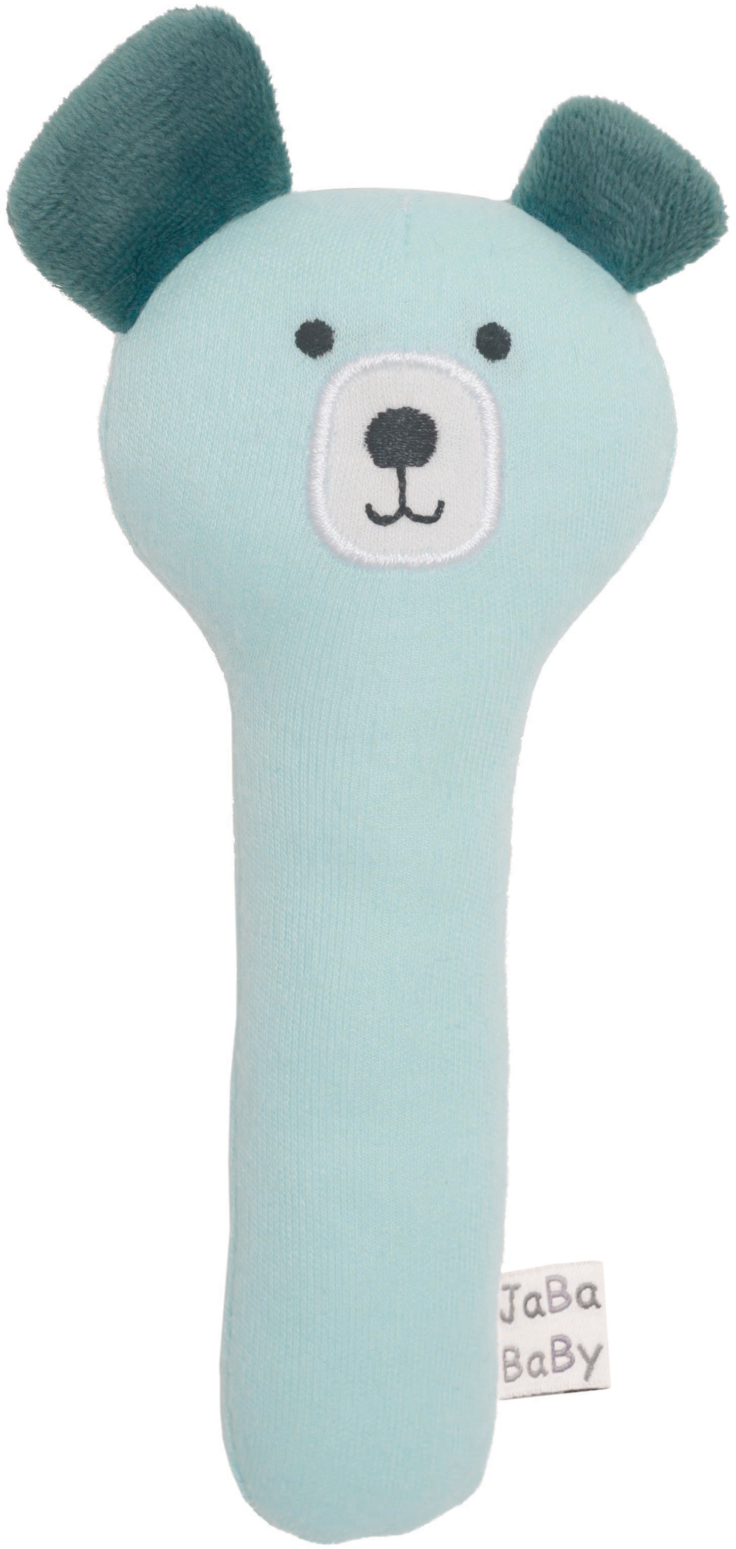 Babyrassel Bär N0114 blau 16cm