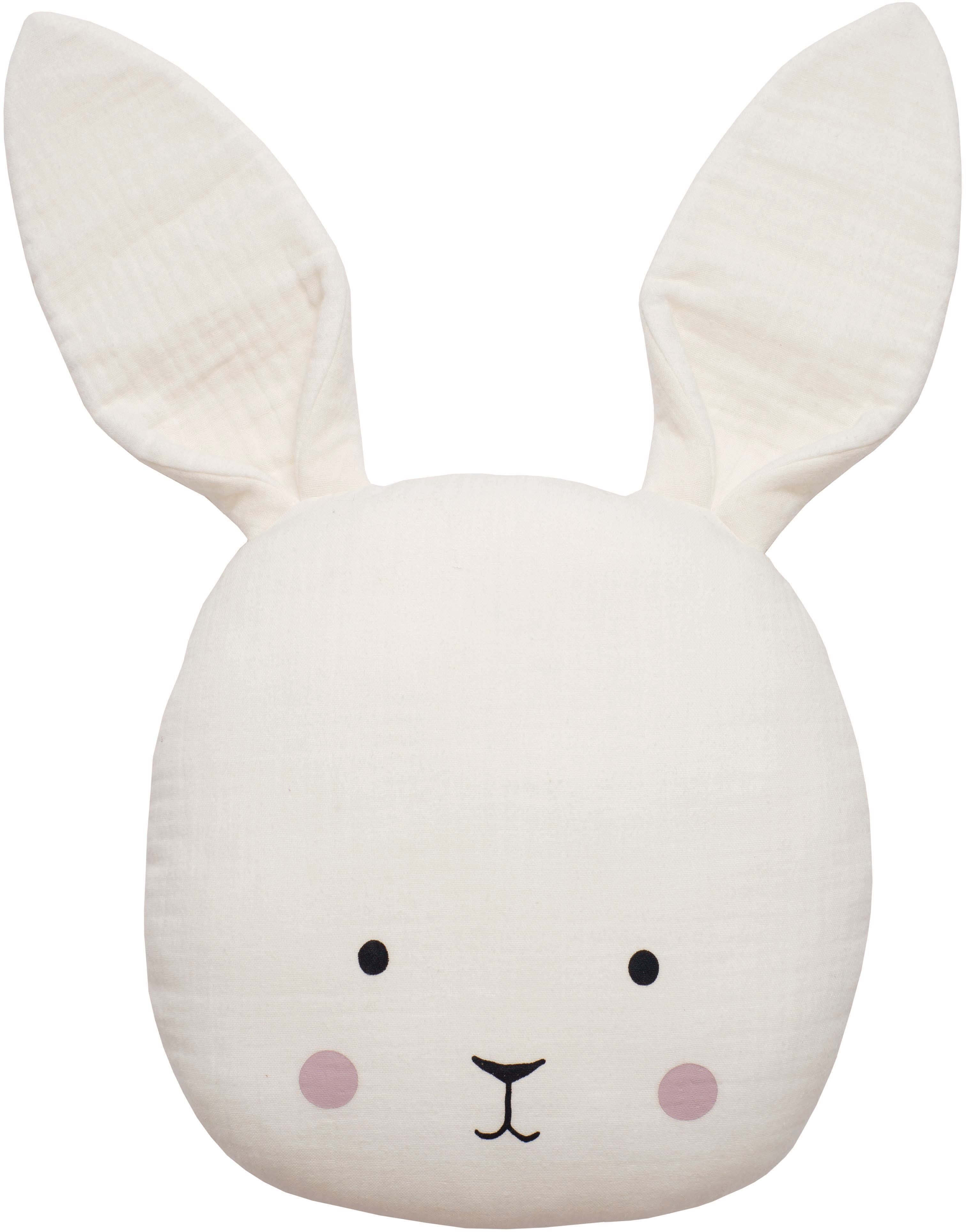 JABADABADO Pillow bunny N0146 white 25x45cm