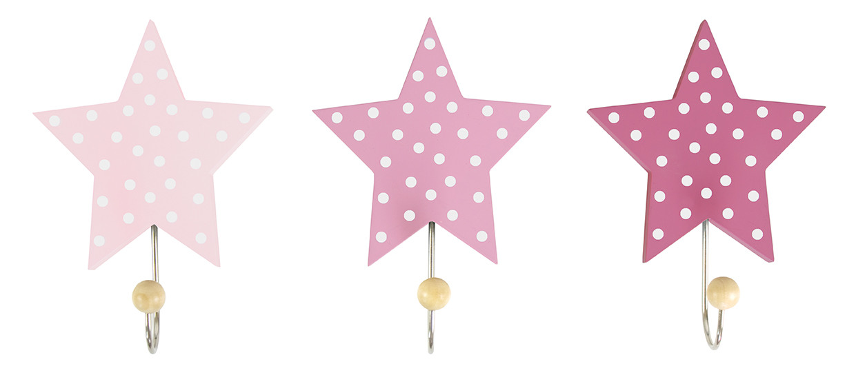 Wandhaken R16026 pink 16x36x6cm