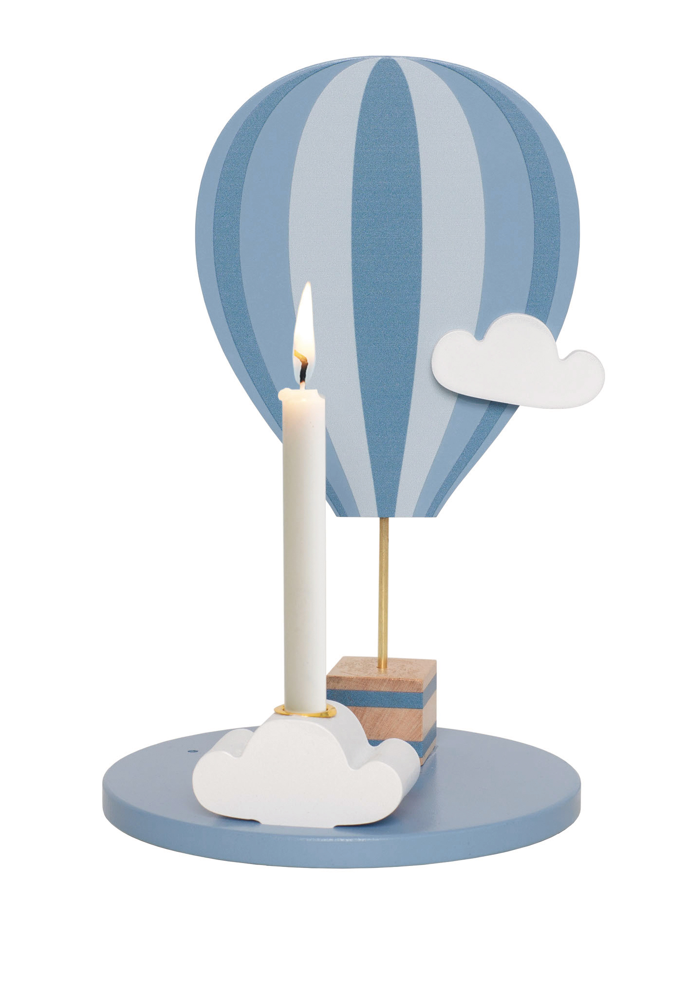 photo JABADABADO Décoration d'anniver. 15x15cm T324 Ballon à air bleu