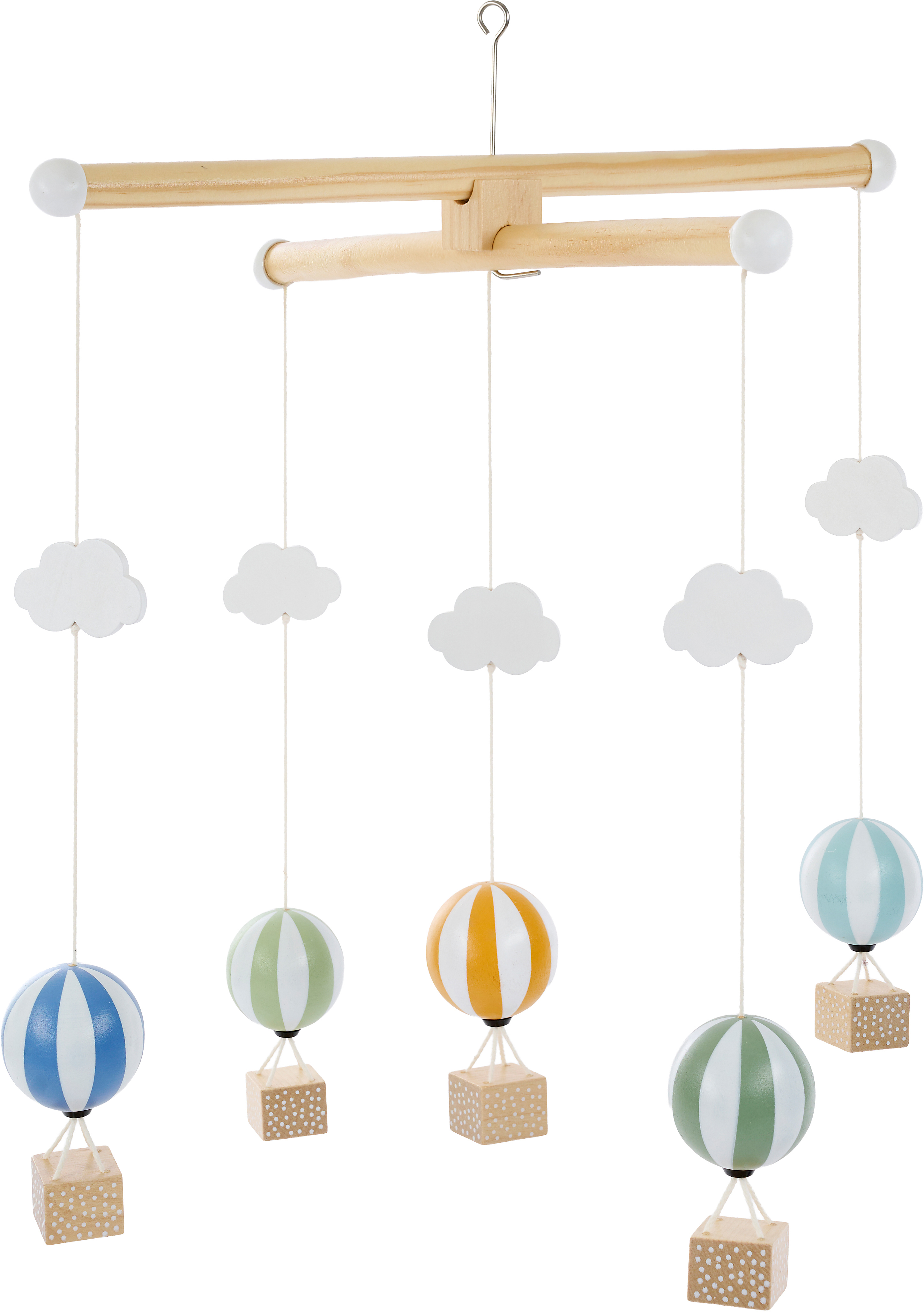 JABADABADO Mobile Heissluftballon 34x37cm T339 blau