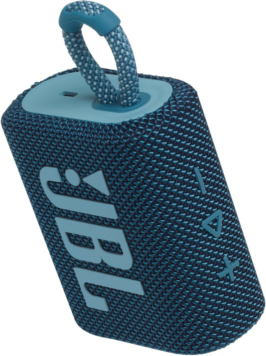 JBL haut-parleur Bluetooth JBL-GO3BLU Go 3, bleu