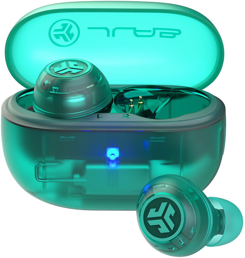 photo JLAB Go Pop ANC Earbuds IEUEBGOANCRTRATEL124 True Wirel.Transparent Teal