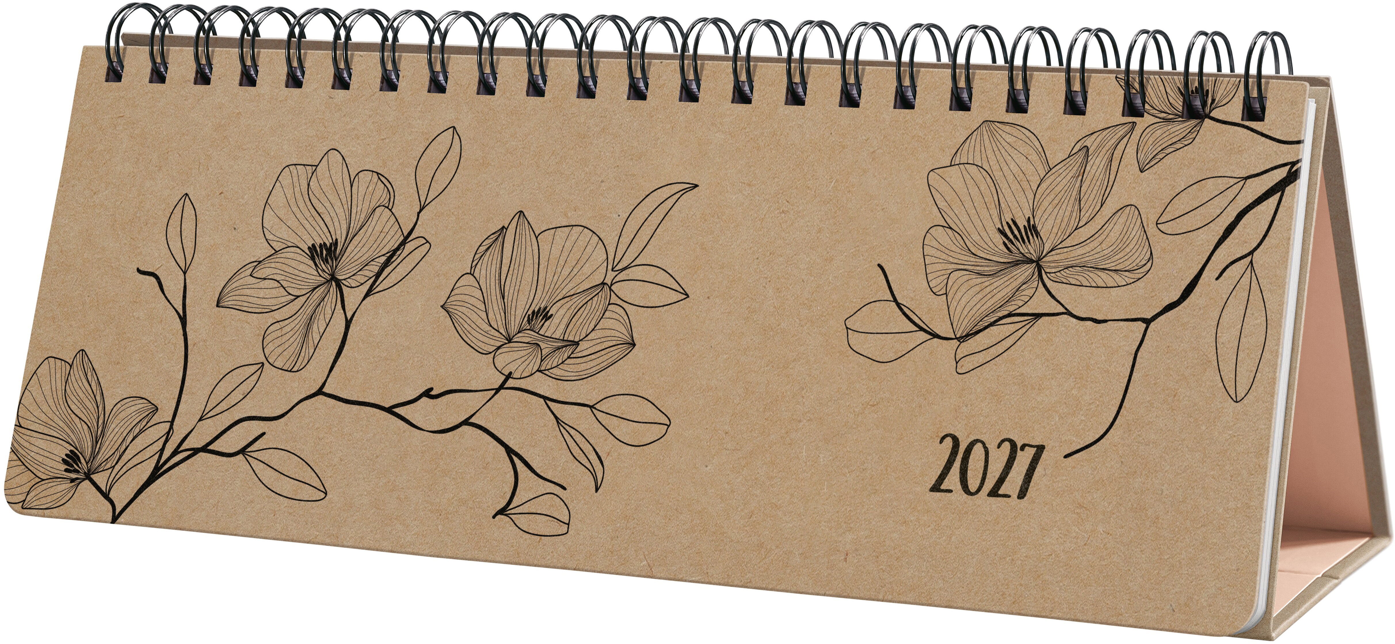 photo JOLIE Calendrier de table Pure 2027 7J902 1S/2P black magnolia 30x15.4cm