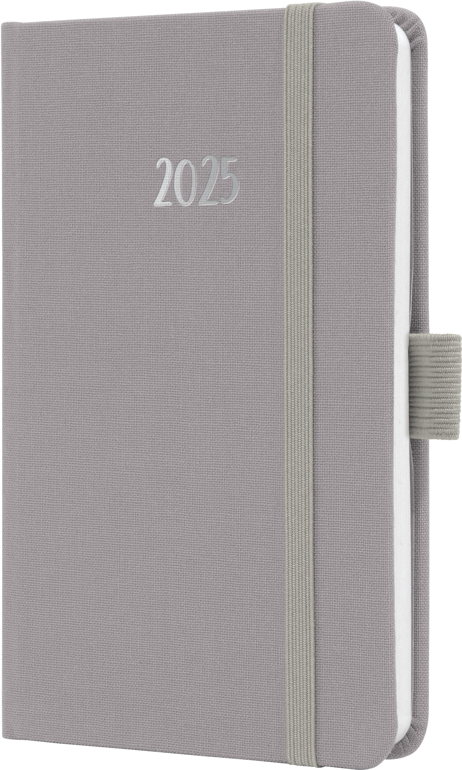 JOLIE Agenda Pearl Grey 2025 J5402 1S/2P gris clair ML A6