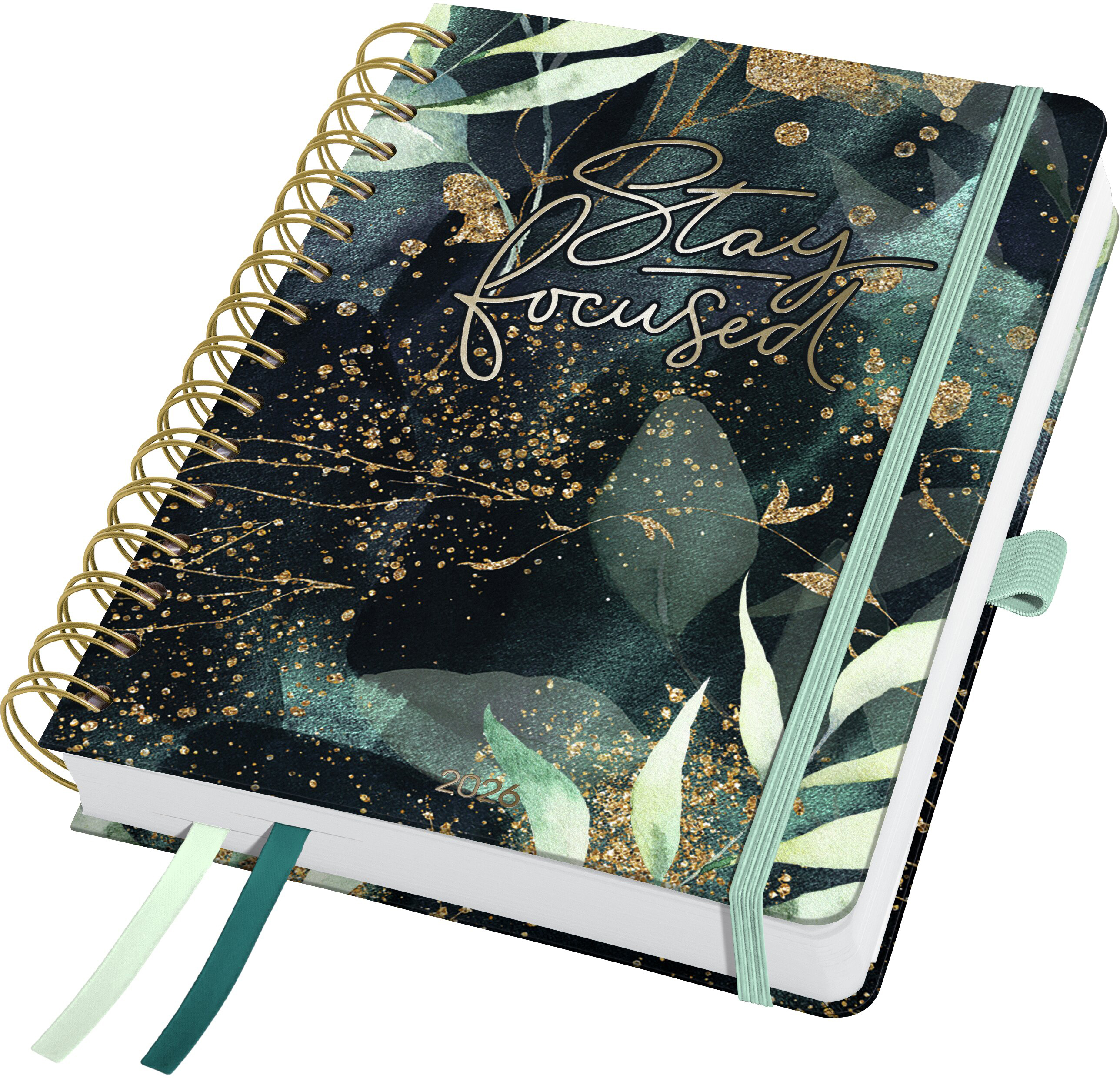 photo JOLIE Agenda Inspire 2026 J6603 1S/2P glamorous leaves ML A5