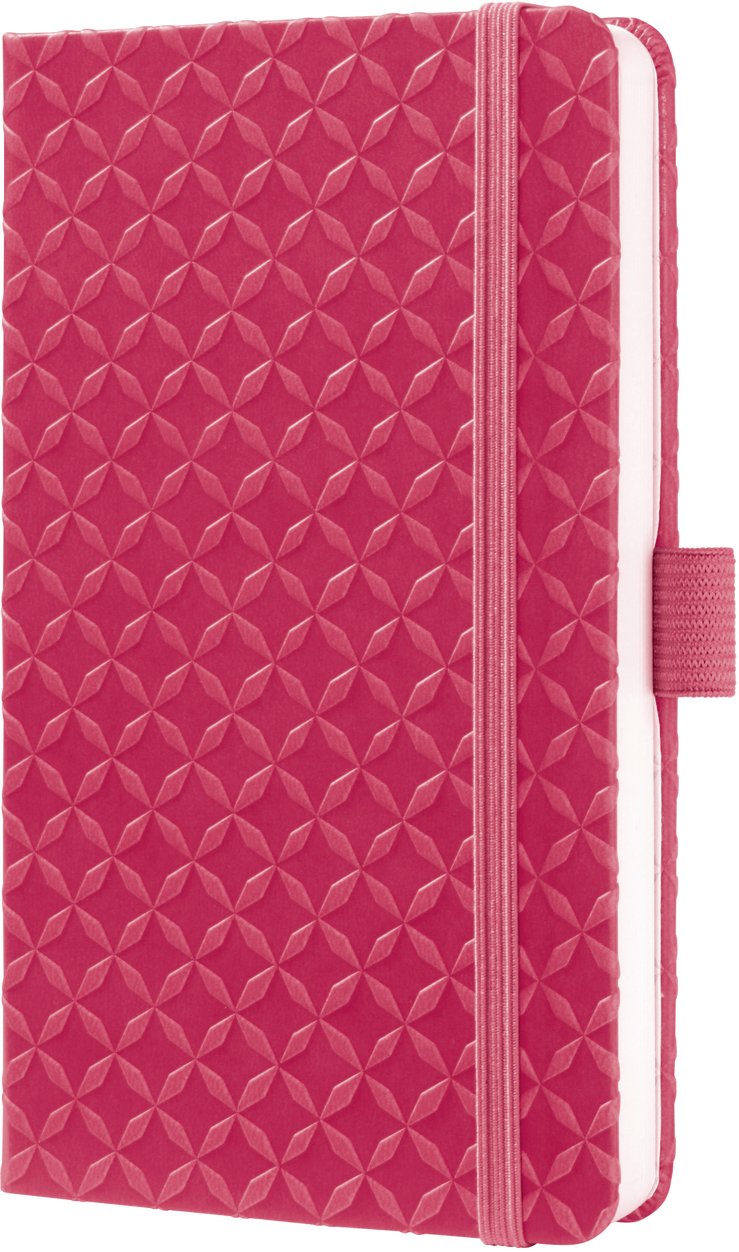 JOLIE Carnet HC fuchsia pink JN104 ligné 174 p.,95x150x16mm
