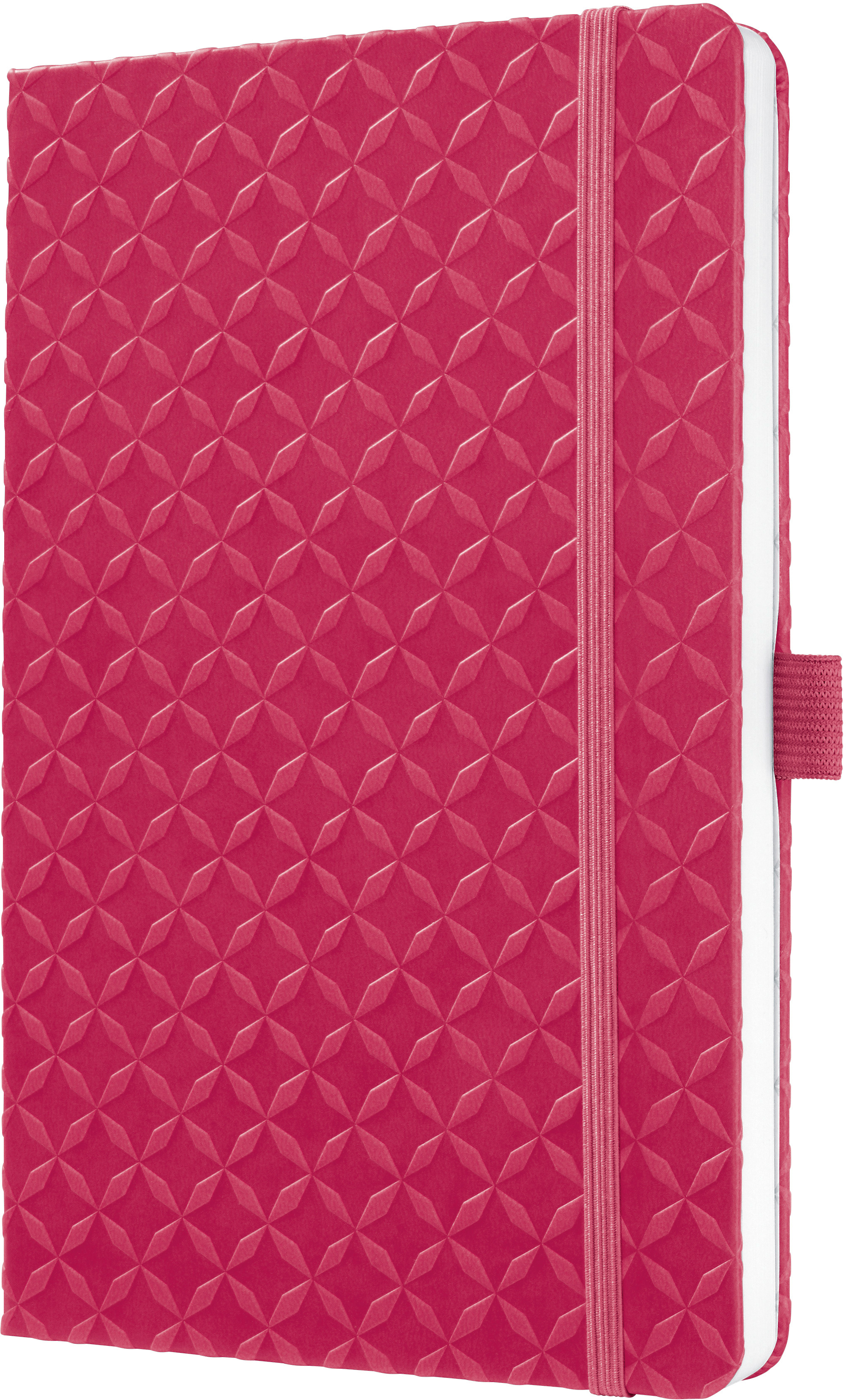 JOLIE Carnet HC fuchsia pink JN105 ligné 174 p.,135x203x16mm