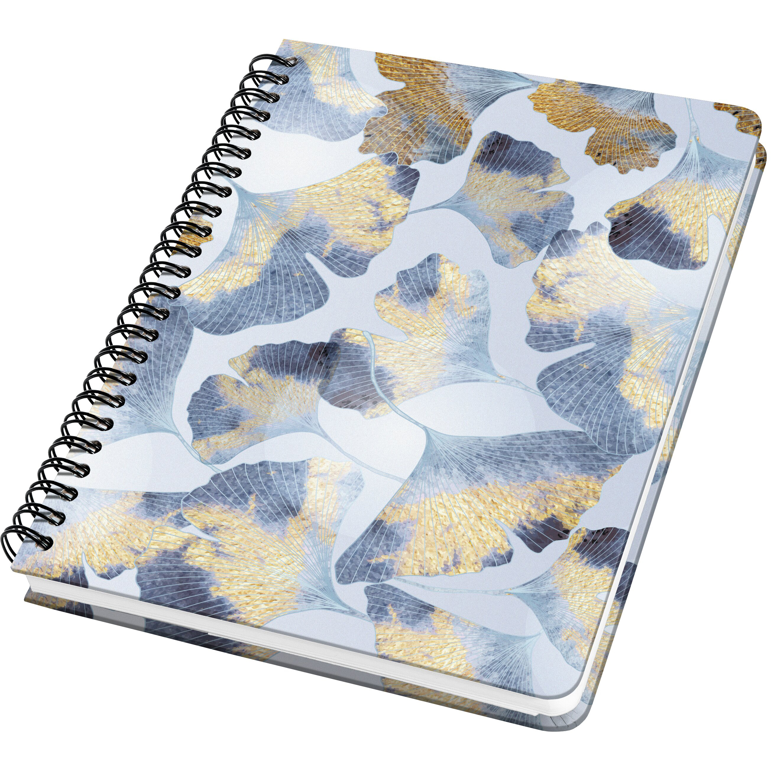 photo JOLIE Carnet Sprial A5 JN626 Ginkgo Harmony dot 120 p.